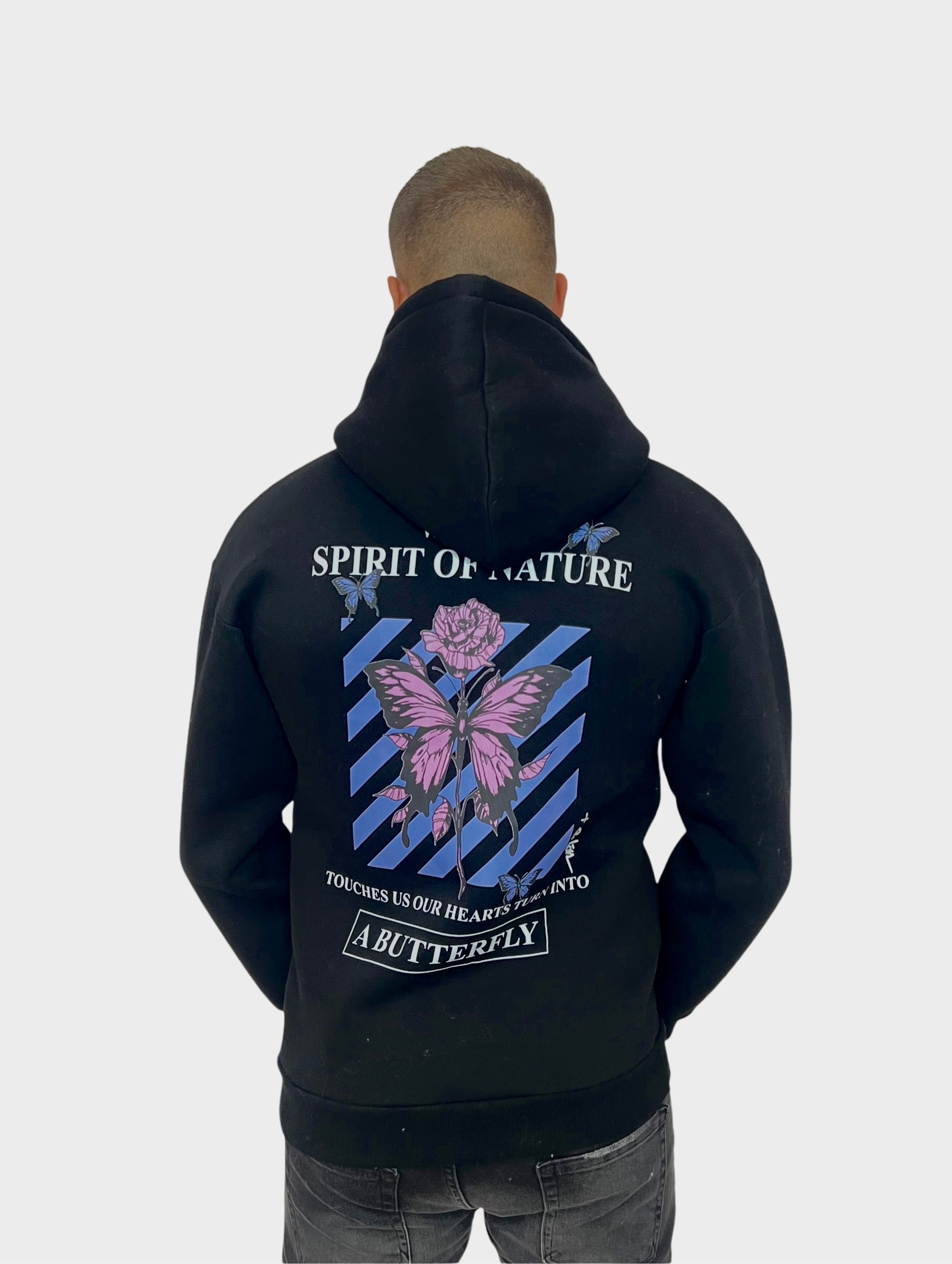 Spirit Butterfly Hoodie - Zwart