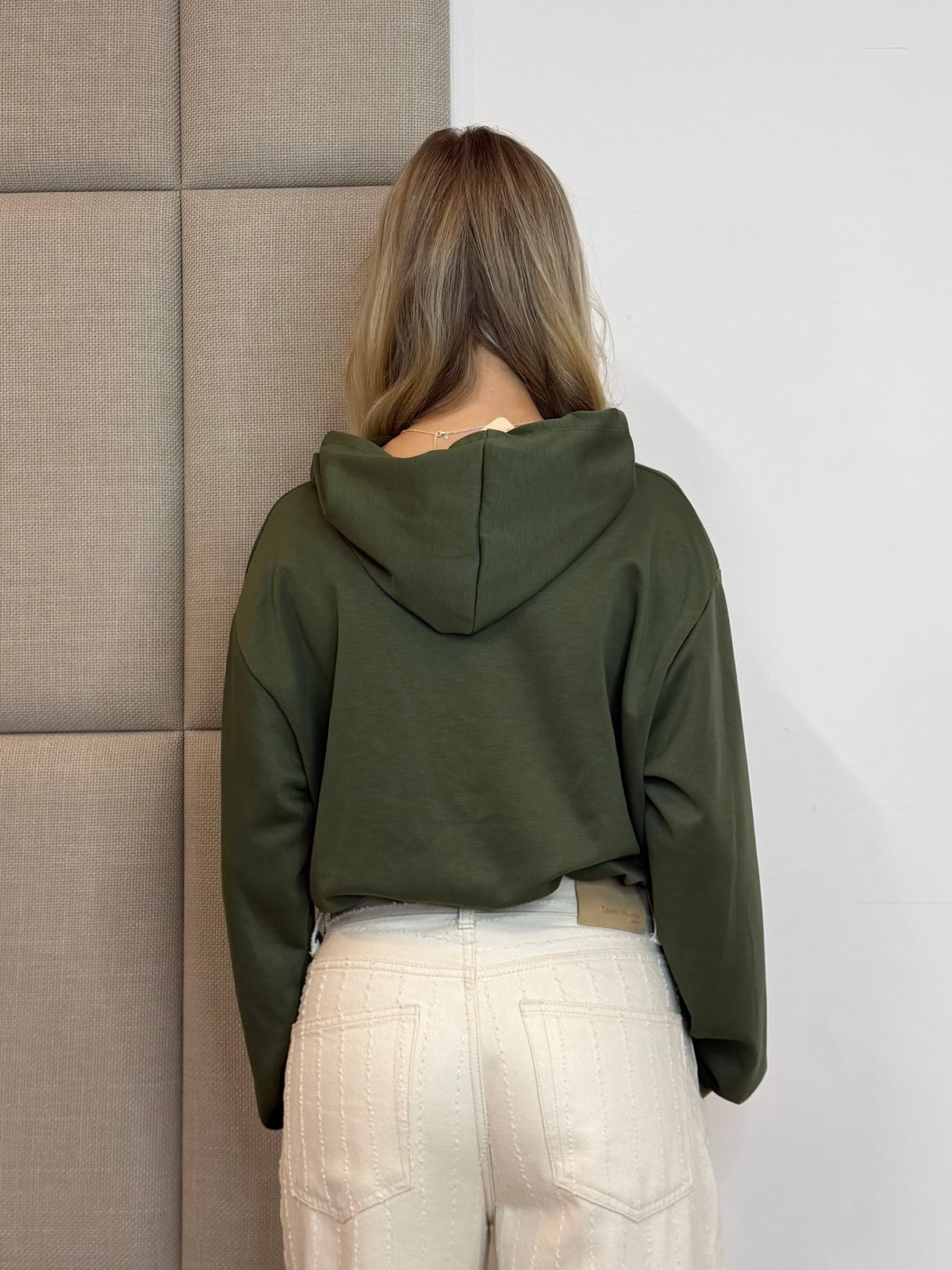 Robine Capuchon Sweater - Army Groen