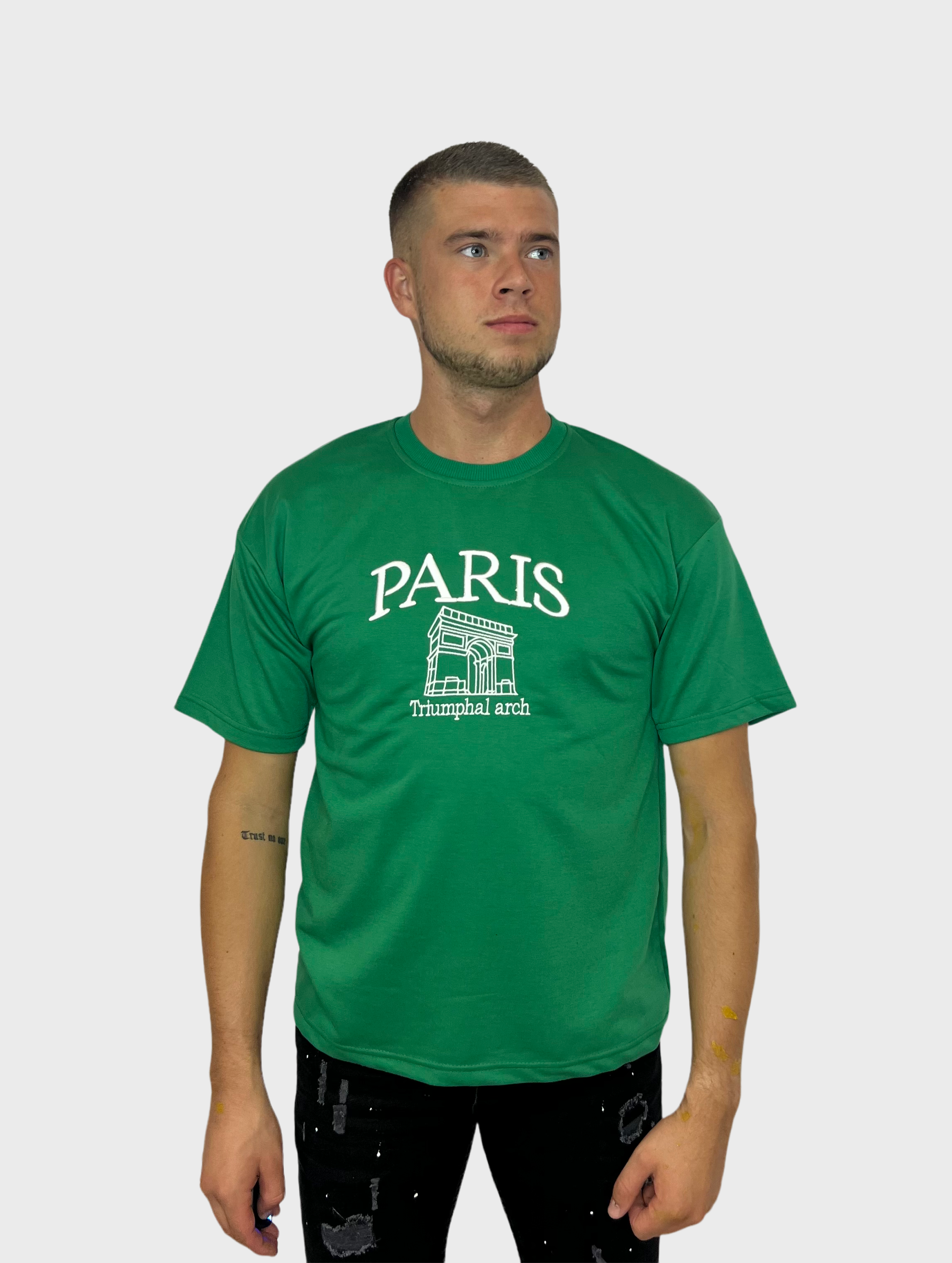 Paris Basic T-Shirt - Groen