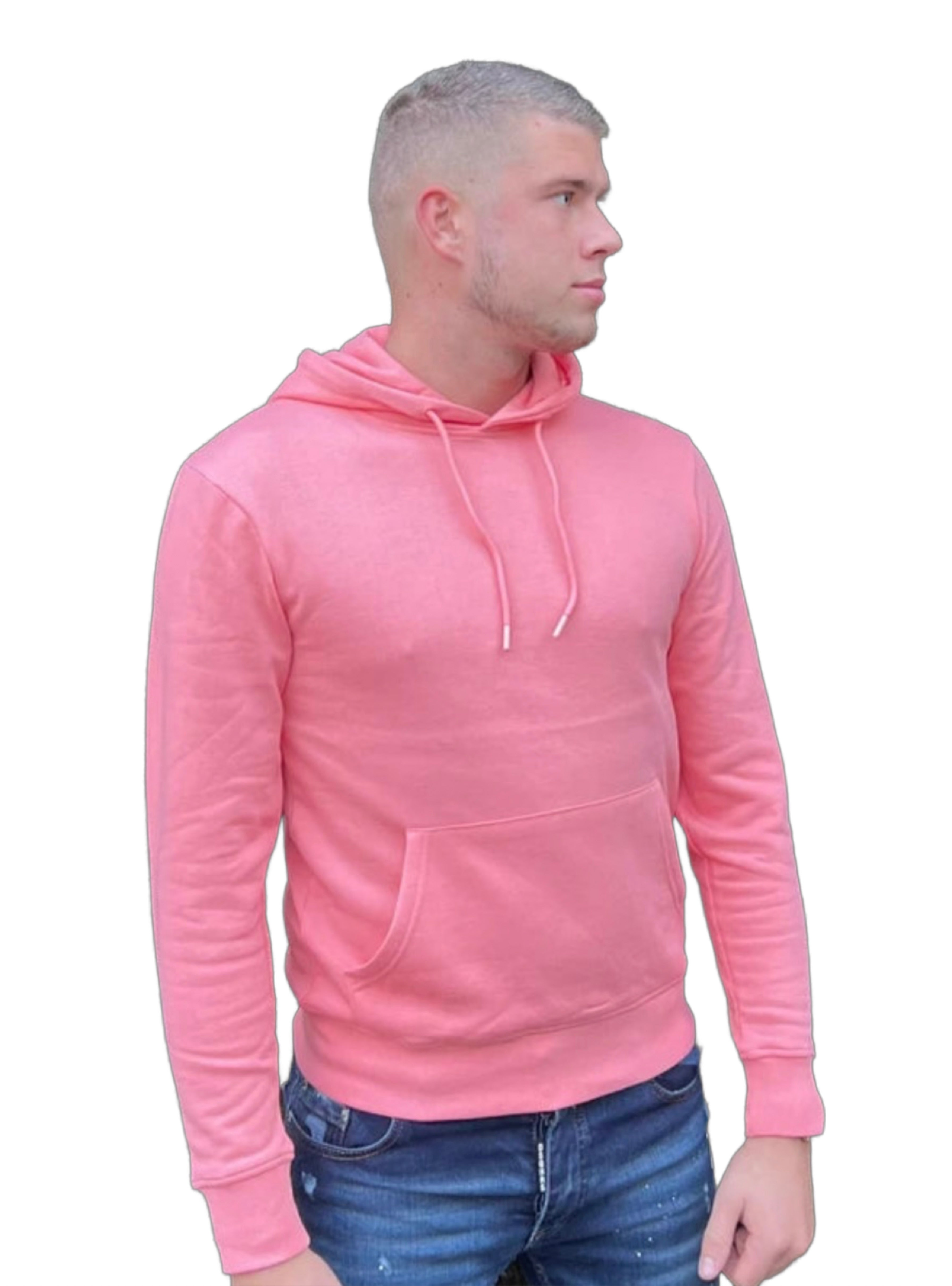 Basic Hoodie - Roze Peach - Flexxfashion Flexxfashion Basic Hoodie - Roze Peach