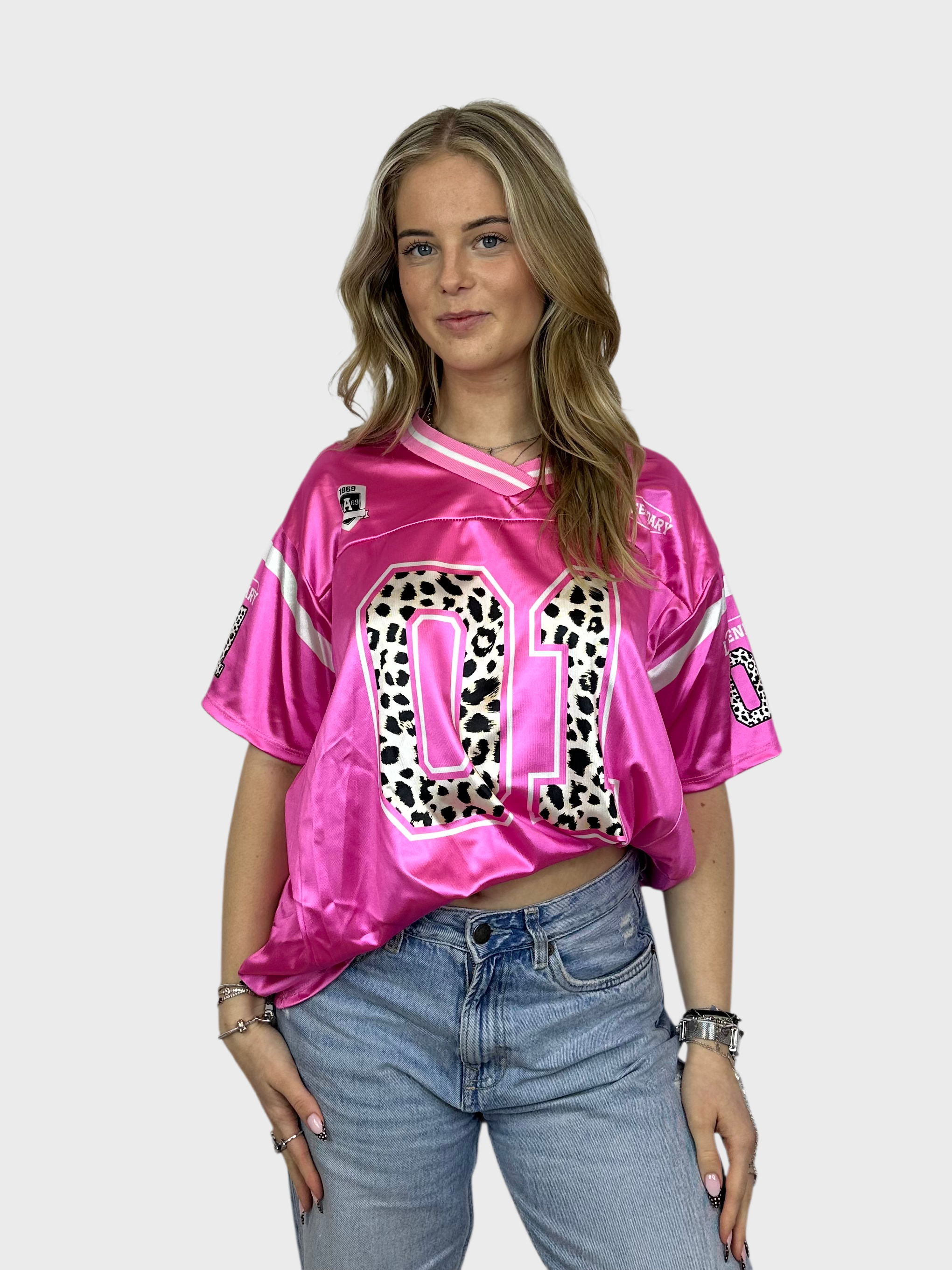 Legendary Jersey T-Shirt - Fuchsia Roze