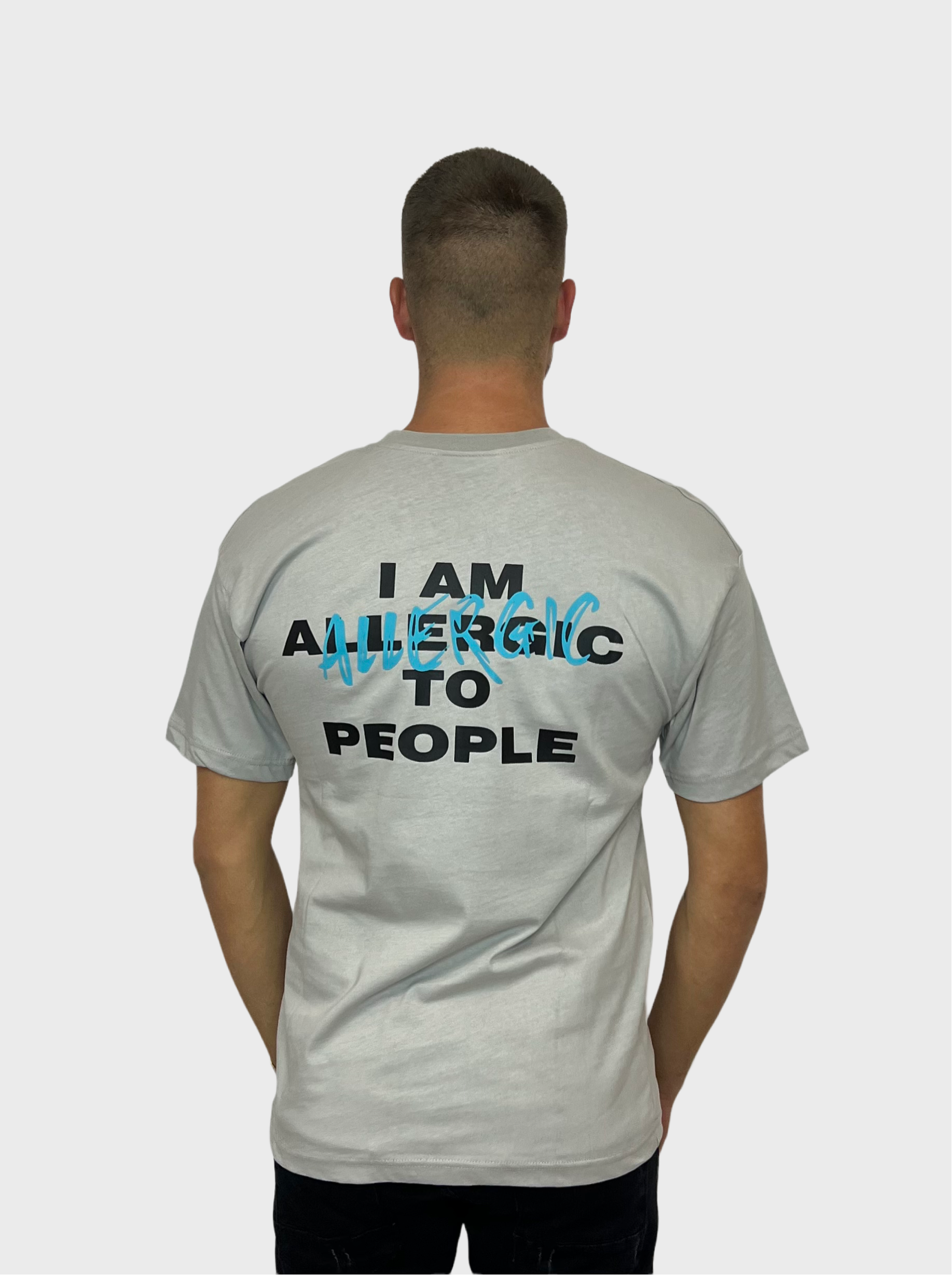 I am Allergic T-Shirt - Grijs