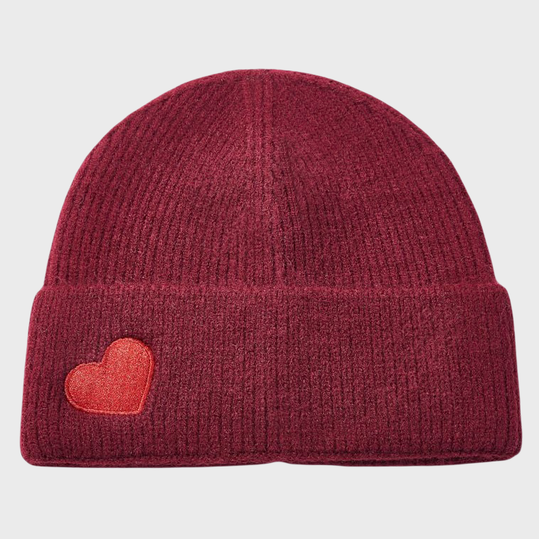 Muts met Rood Hart - Bordeaux