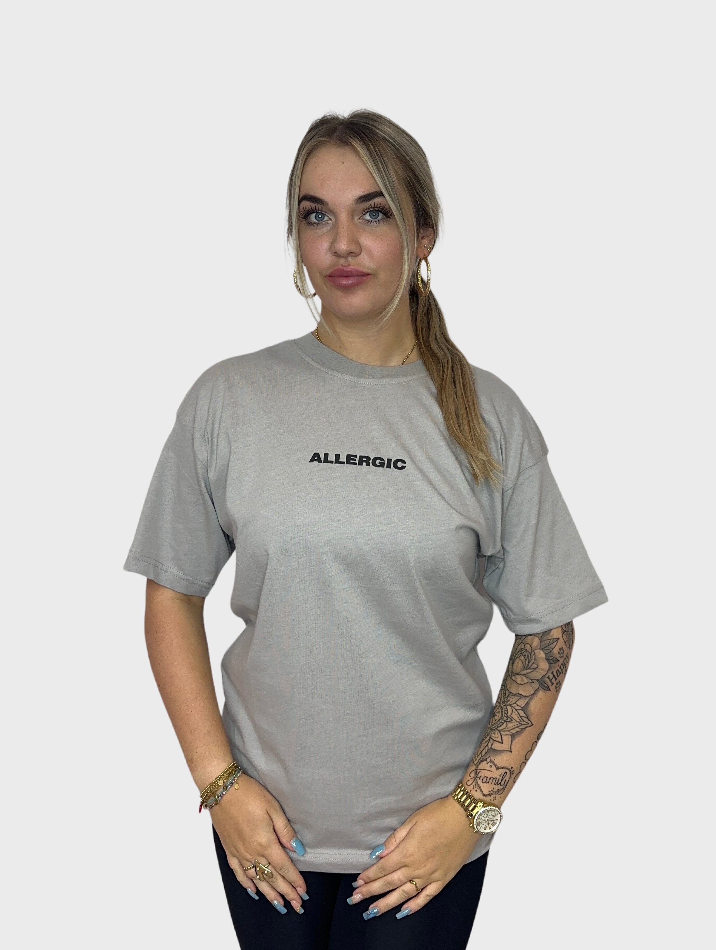 I am Allergic T-Shirt - Grijs