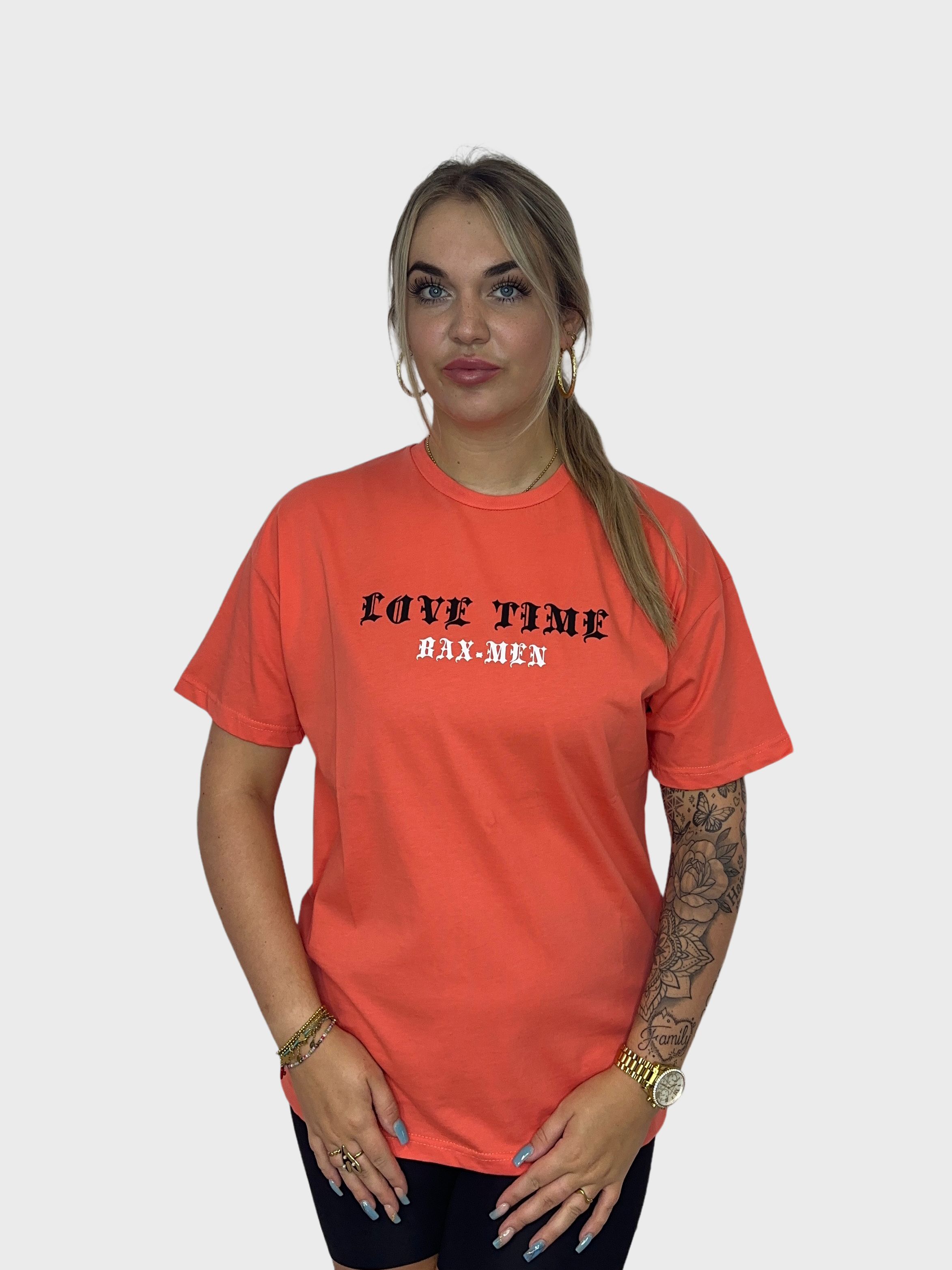 Love Time T-Shirt - Oranje