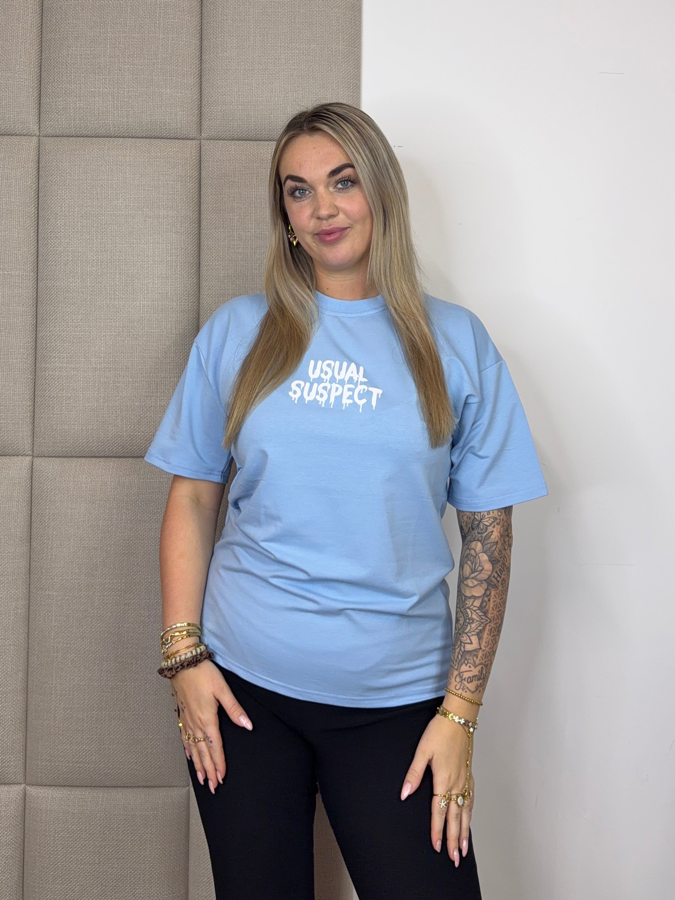 Usual Suspect T-Shirt - Blauw