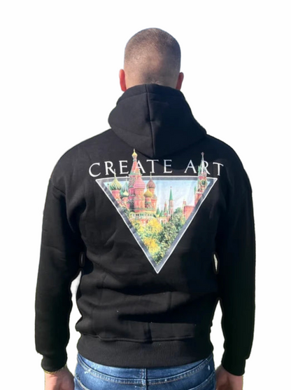 Create Art Hoodie - Zwart