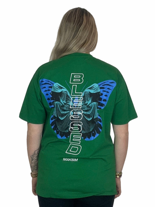 Blessed Butterfly T-Shirt - Groen