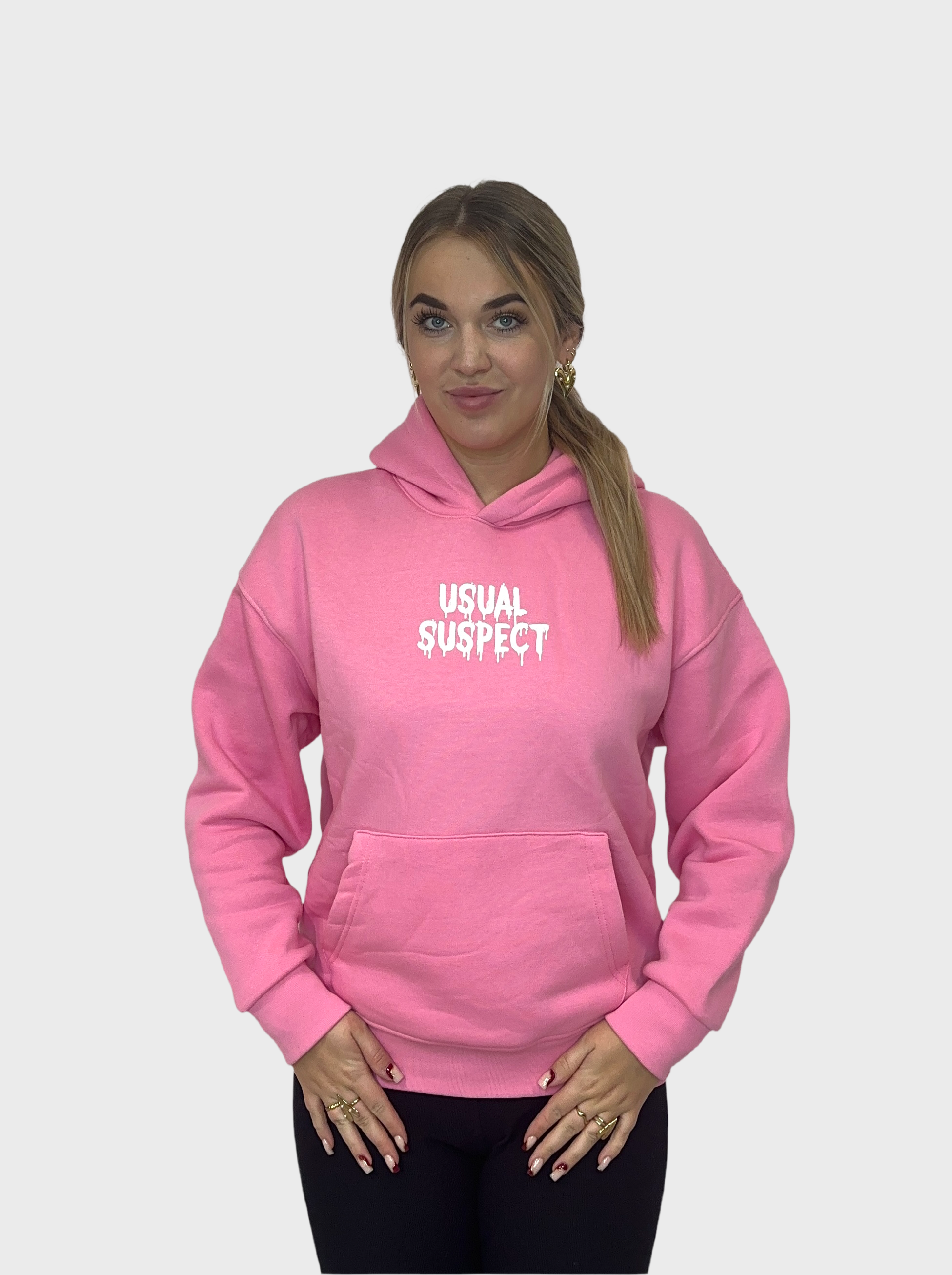 Usual Suspect Hoodie - Roze