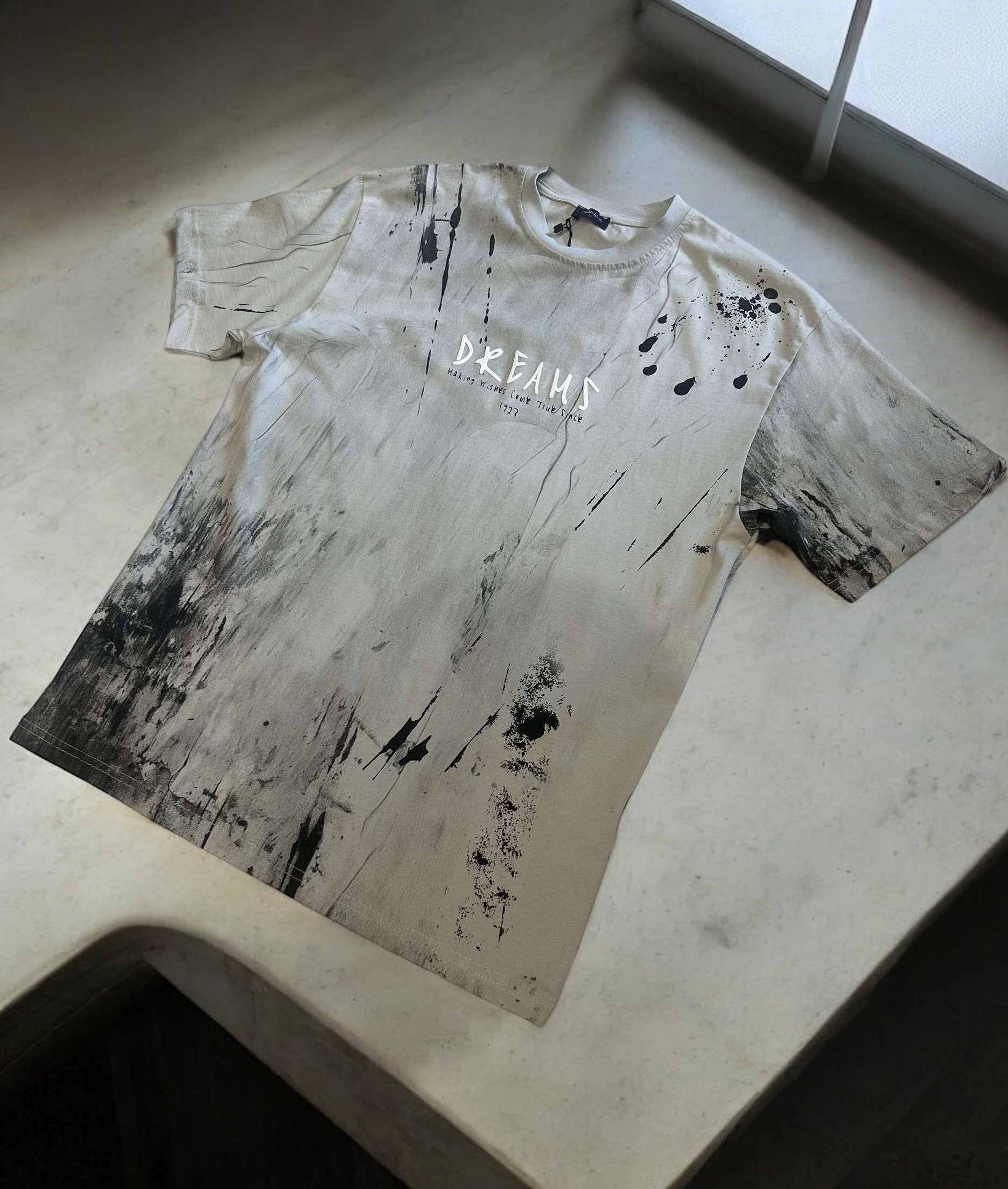 Mikkey T-Shirt - Grijs Gevlekt