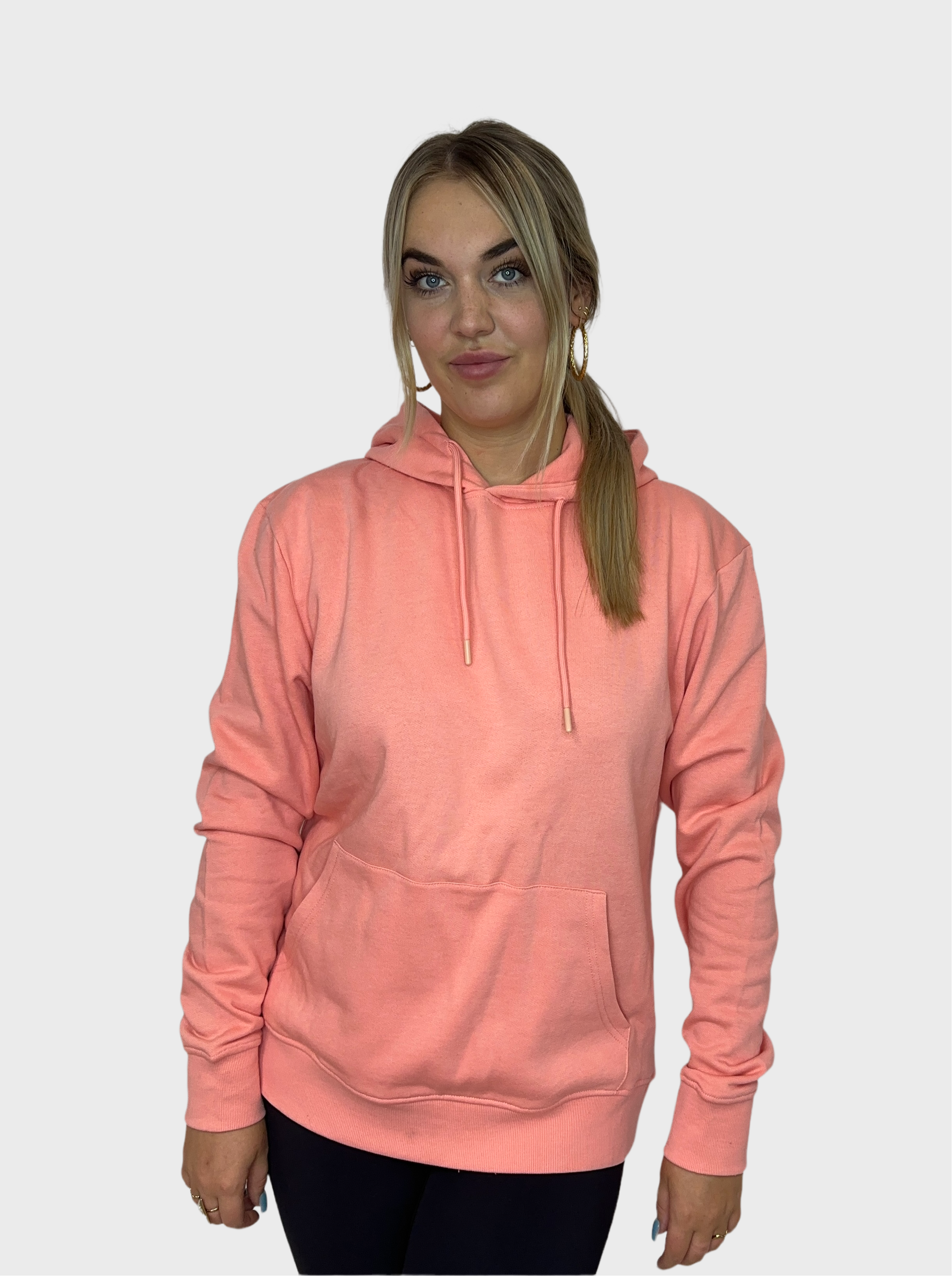 Basic Hoodie - Roze Peach