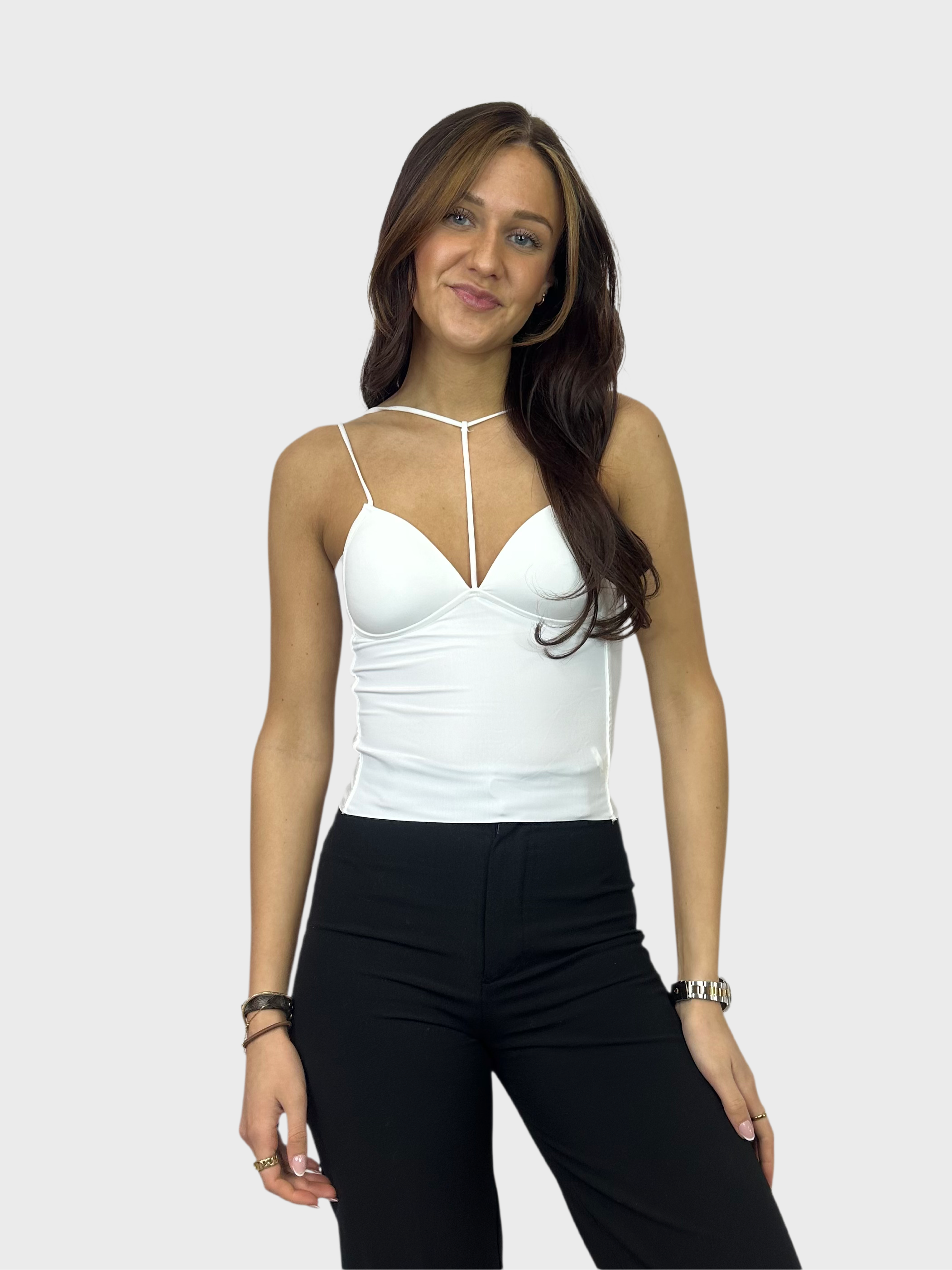 Minimal Chic Top - Wit