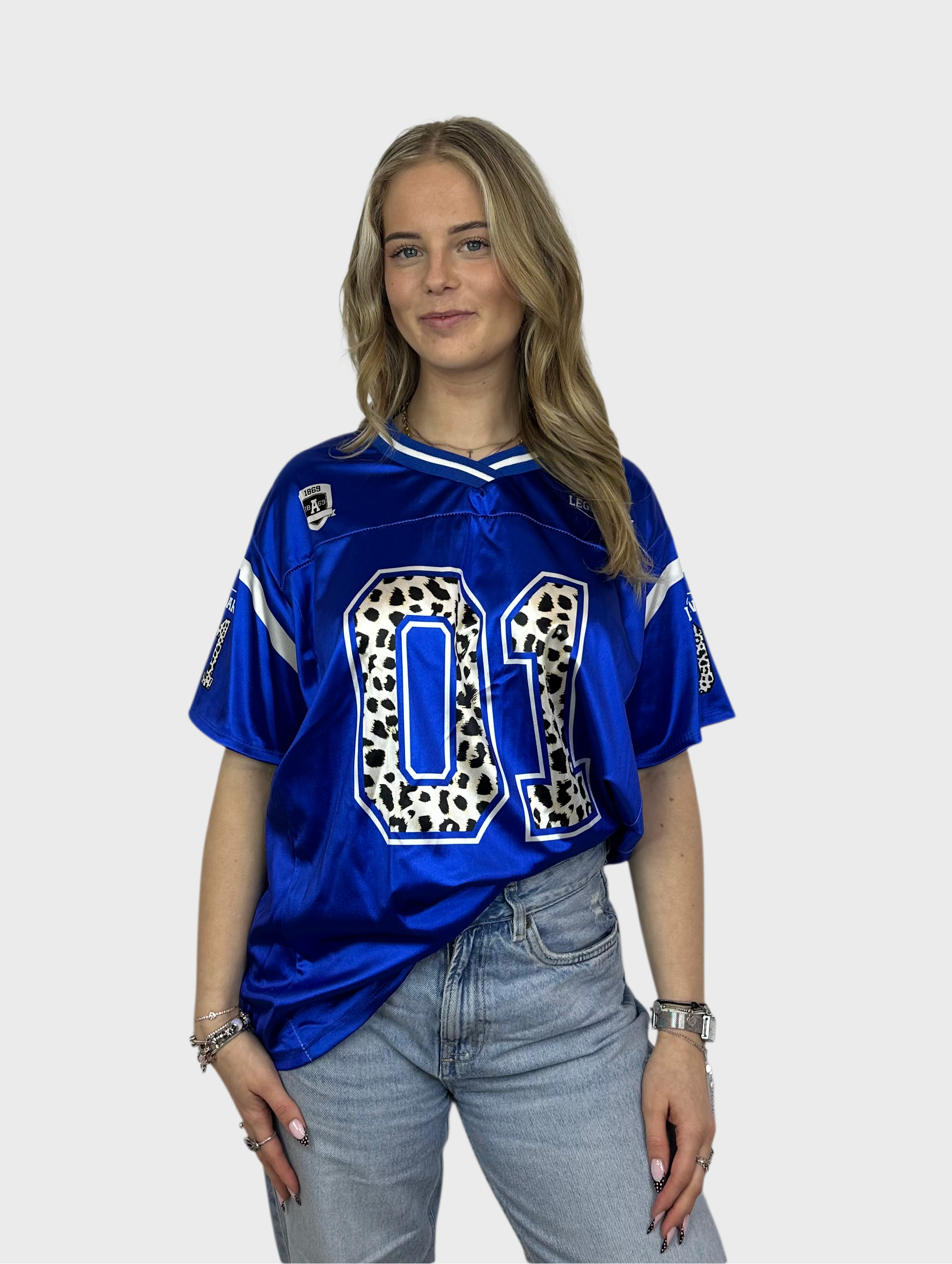Legendary Jersey T-Shirt - Kobalt Blauw
