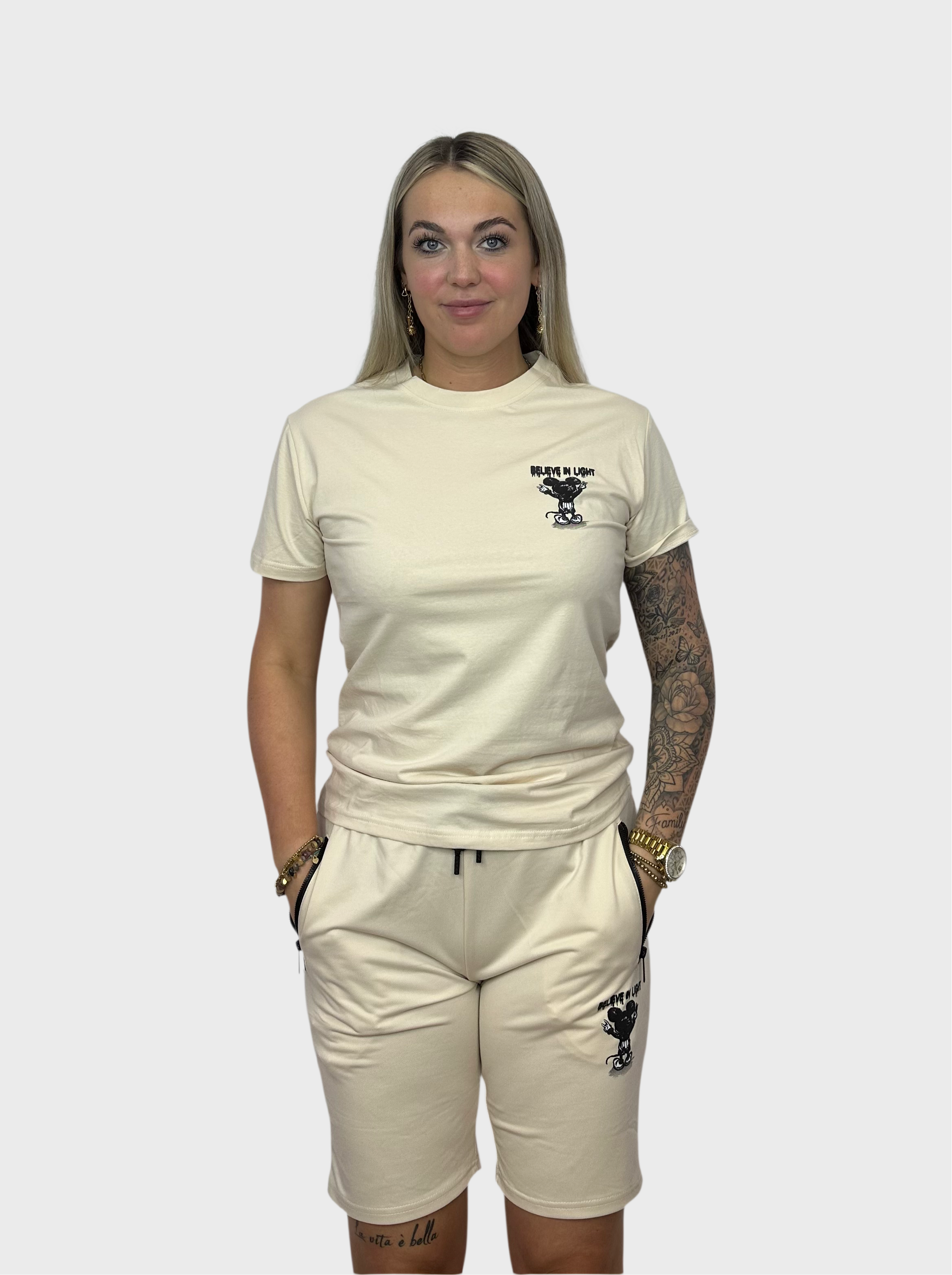 Mickey Summer Set - Beige