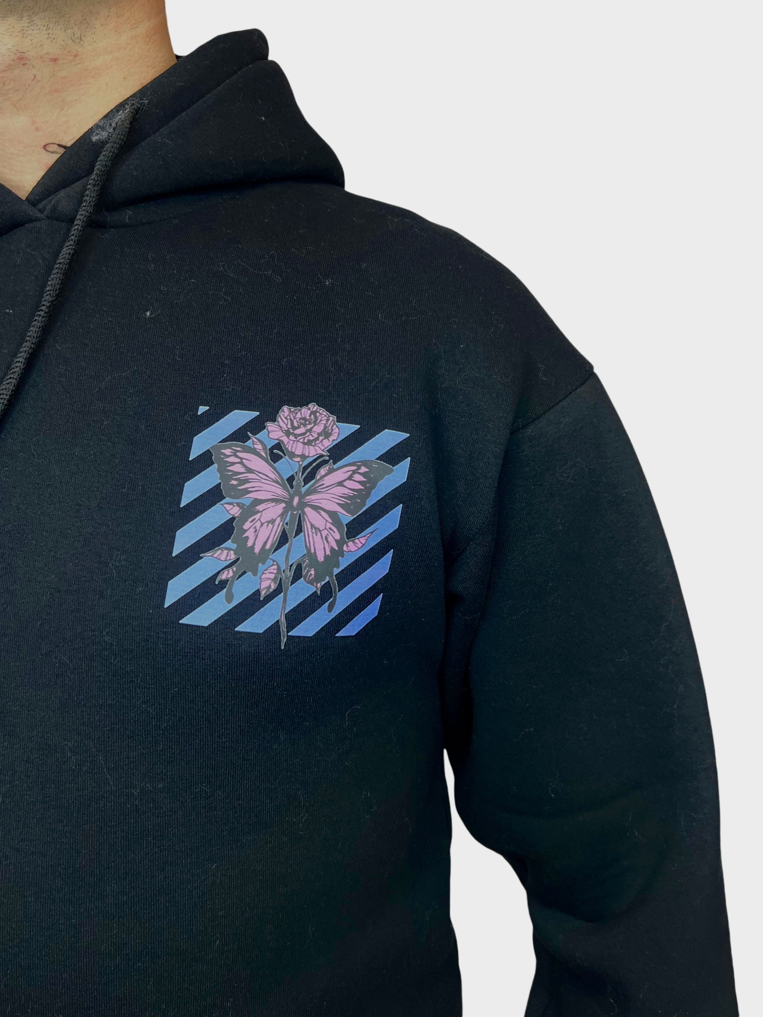 Spirit Butterfly Hoodie - Zwart