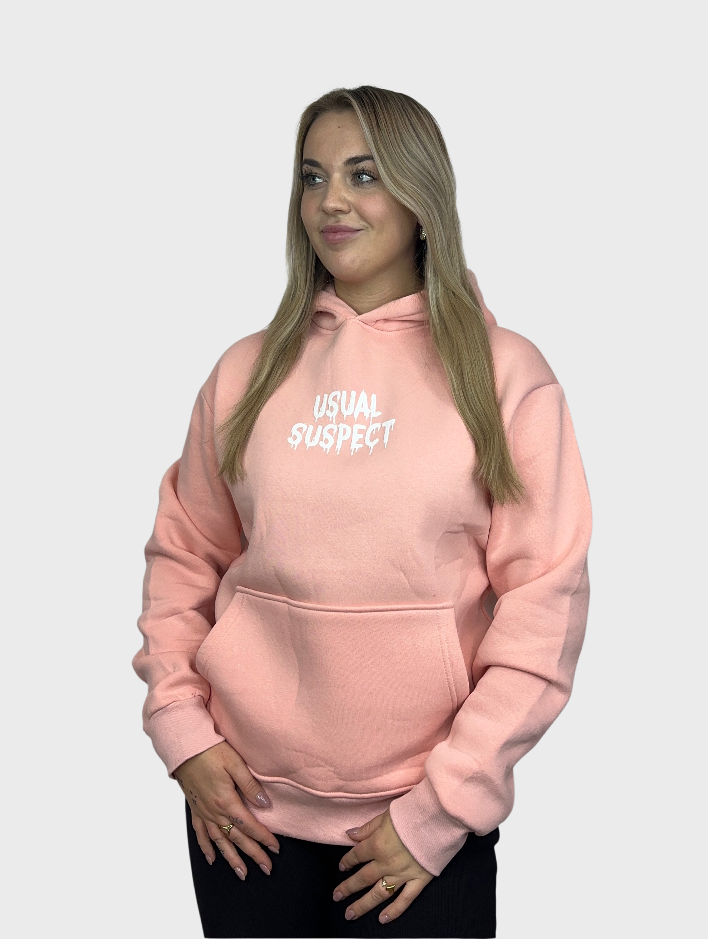 Usual Suspect Hoodie - Licht Roze