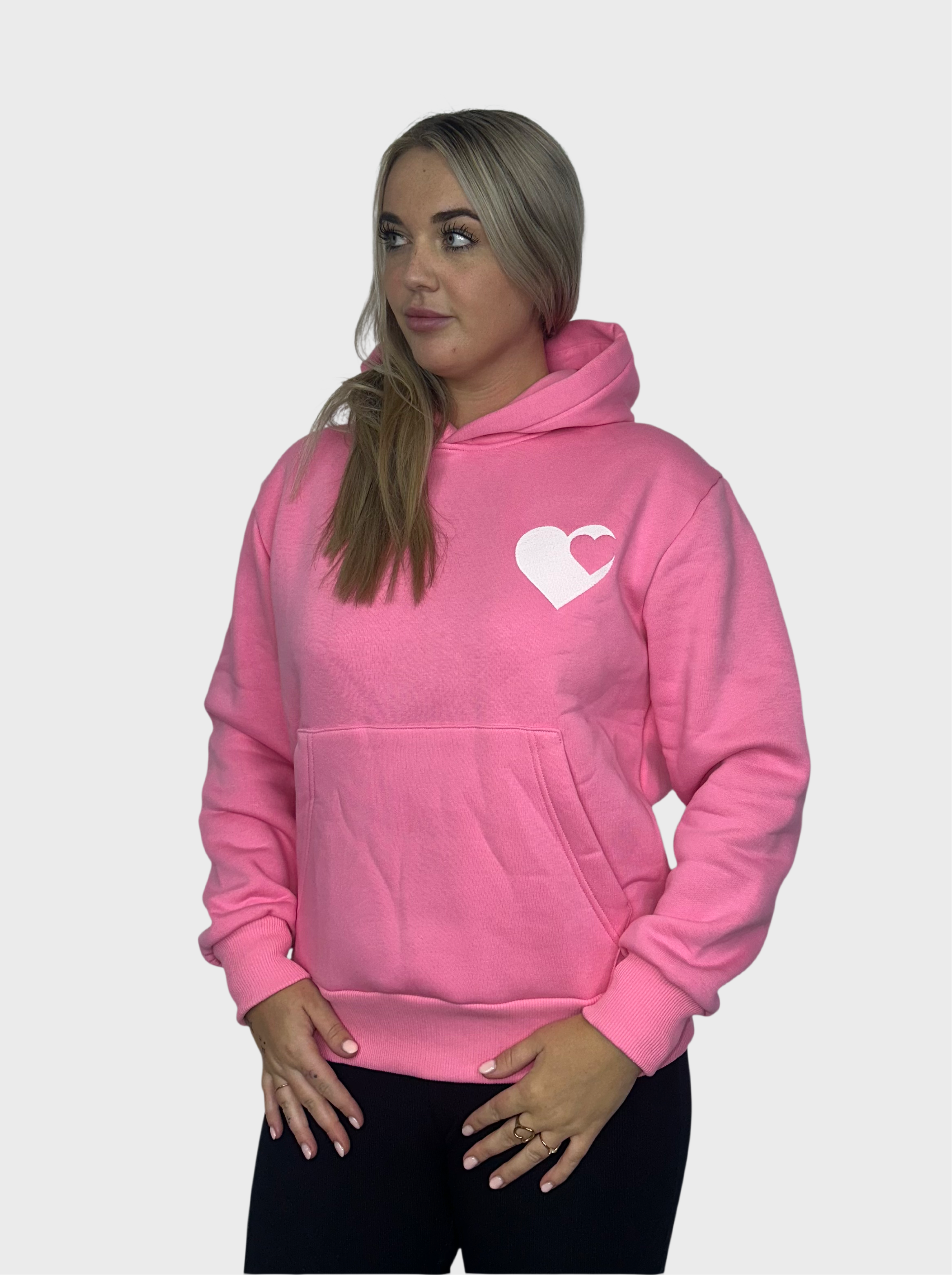Clasica Heart Hoodie - Roze