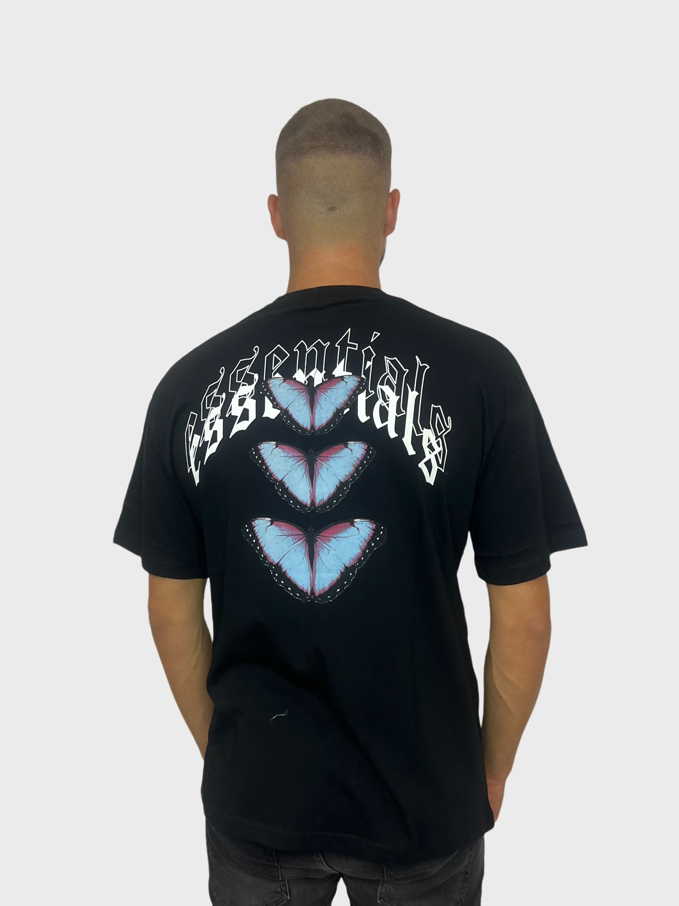 Essentials Butterfly T-Shirt - Zwart