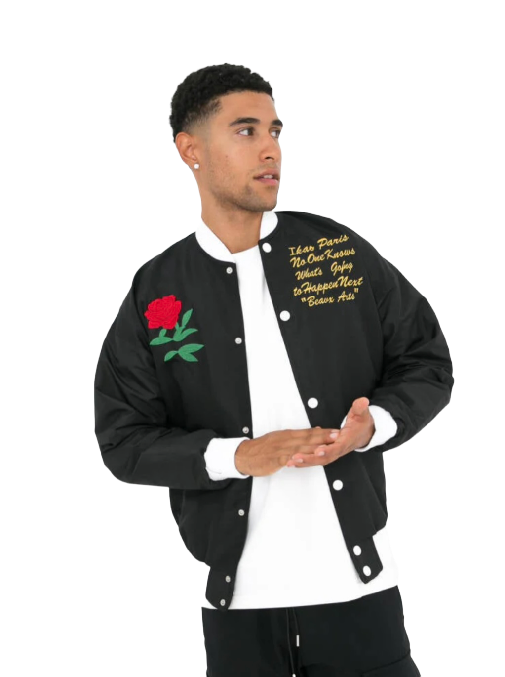 Romantic Rose Jacket - Zwart