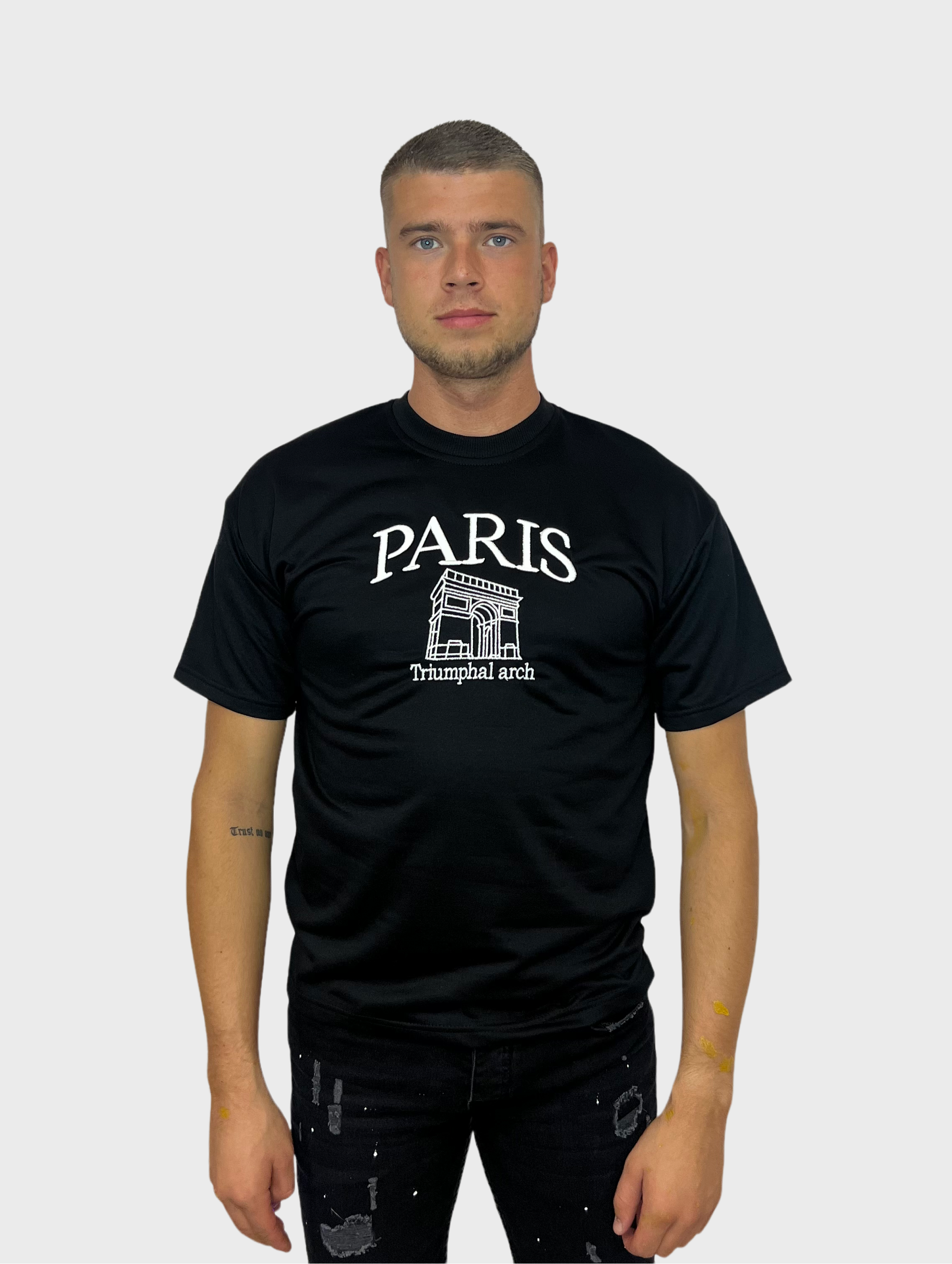 Paris Basic T-Shirt - Zwart