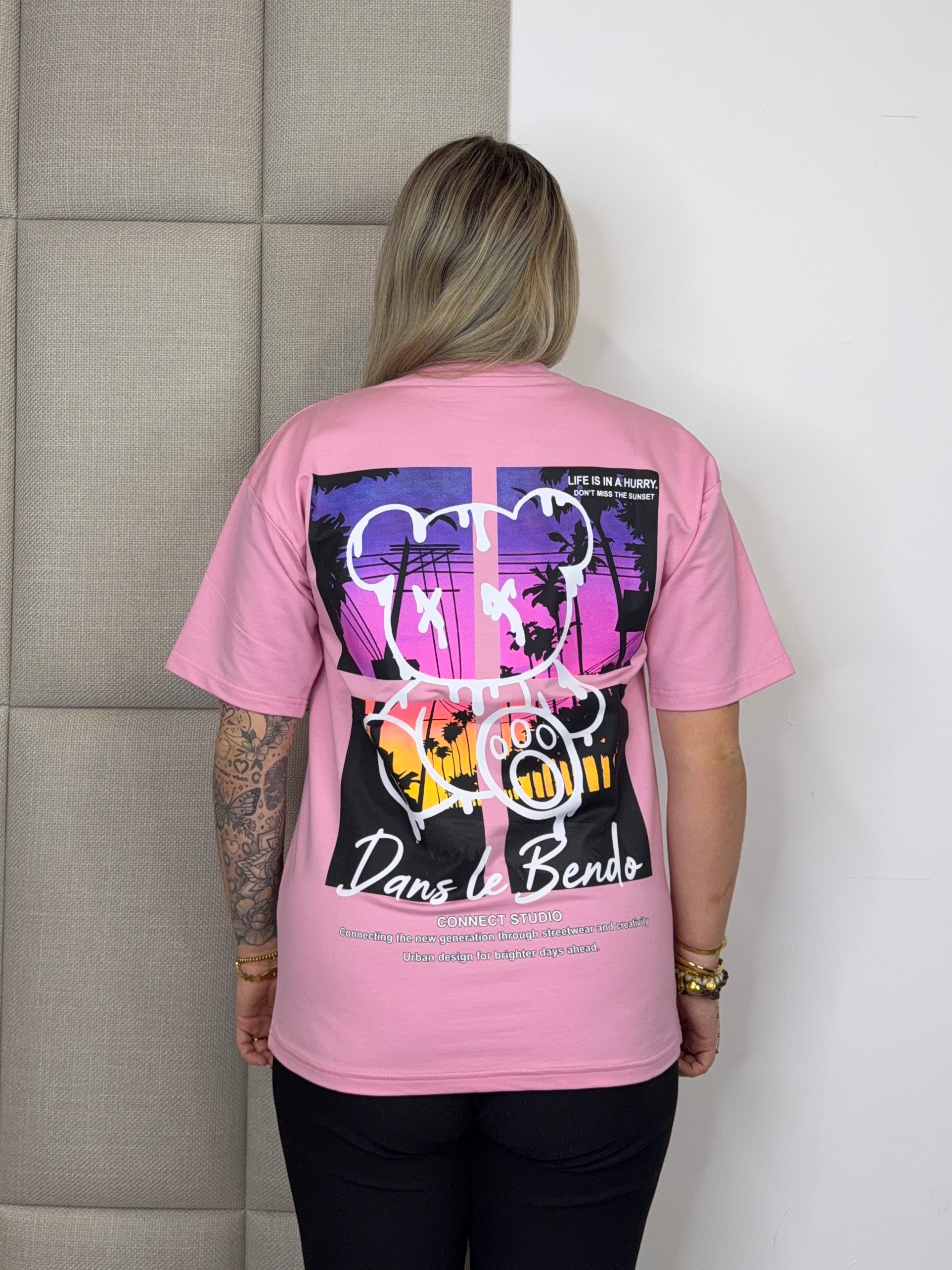 Teddy T-Shirt - Roze