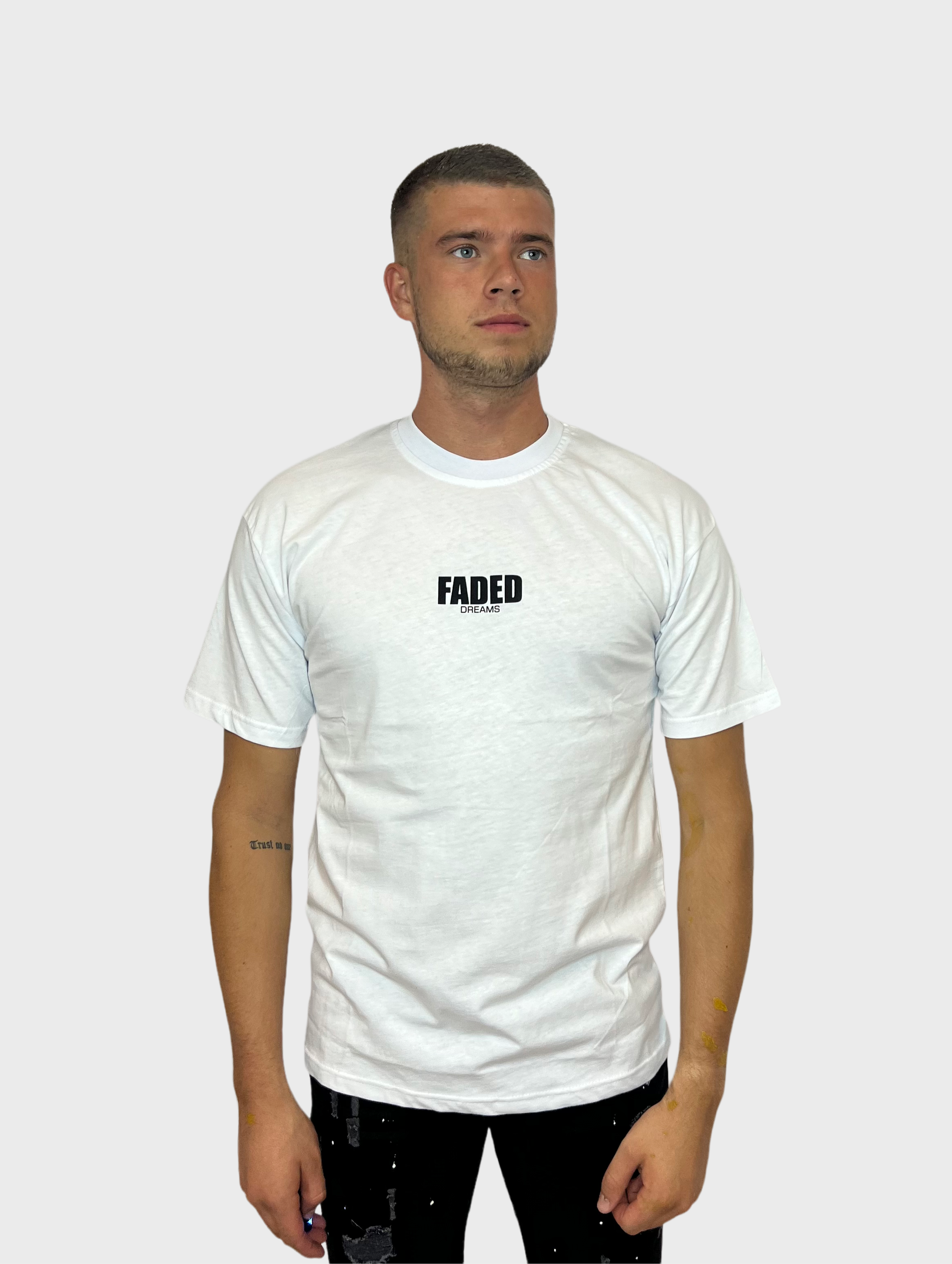 Faded T-Shirt - Wit