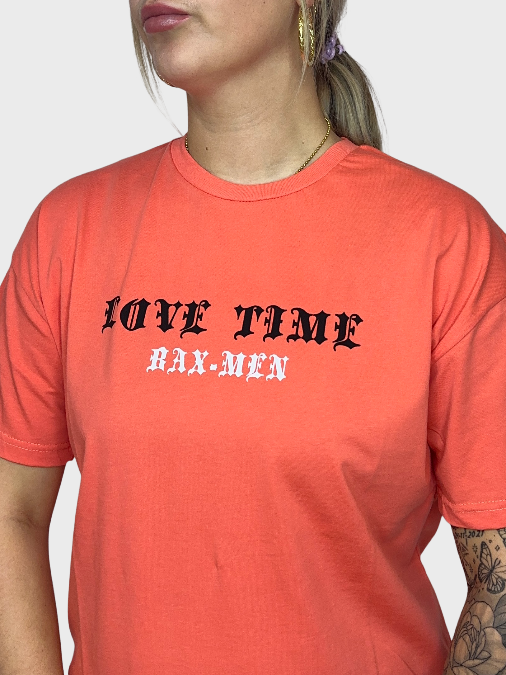 Love Time T-Shirt - Oranje