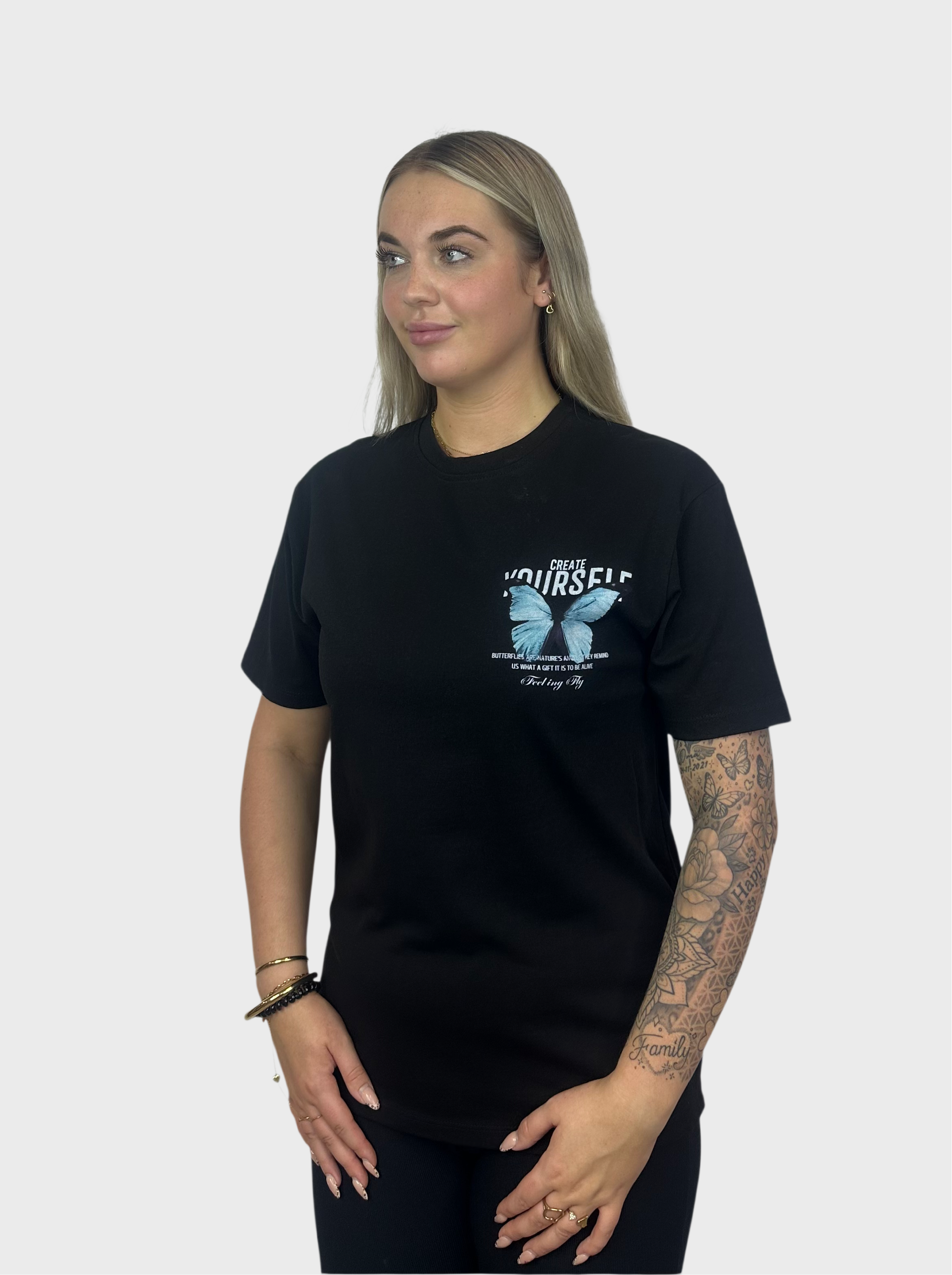 Love Yourself Shirt - Zwart