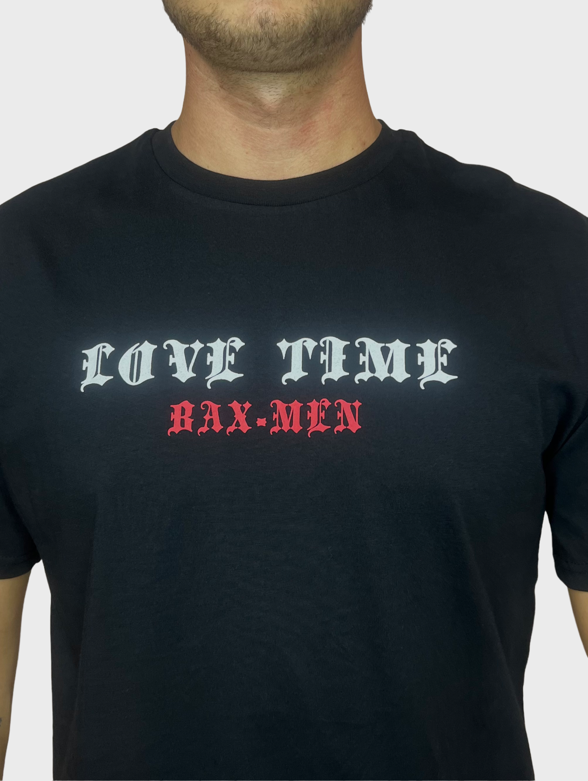 Love Time T-Shirt - Zwart