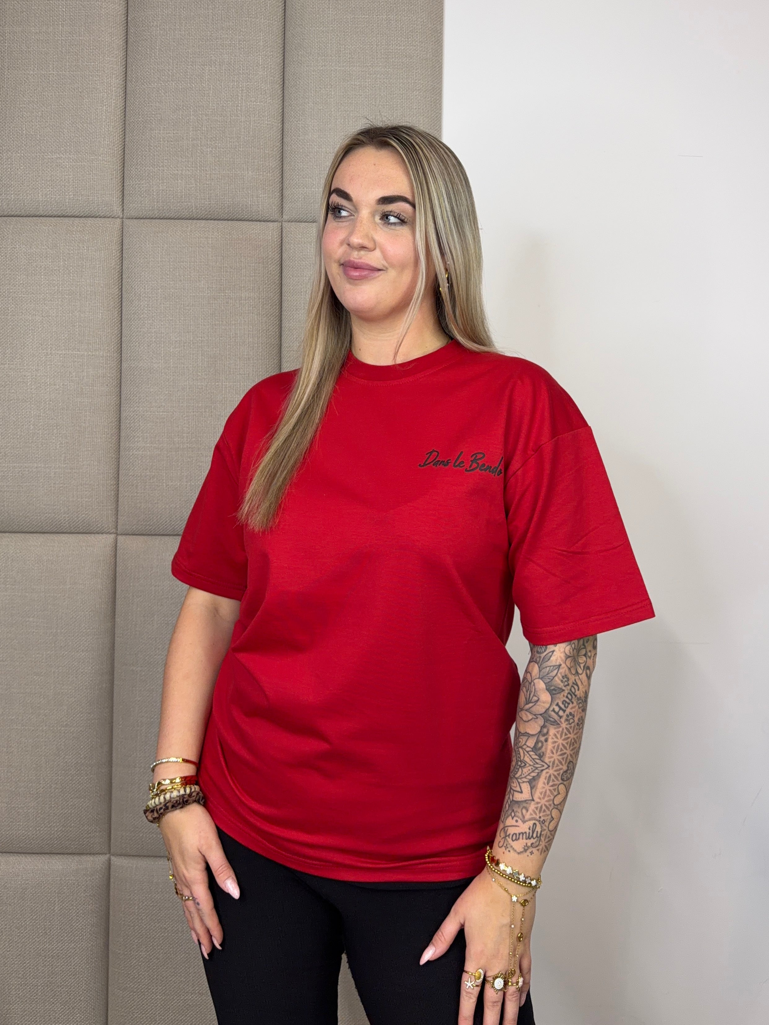 Teddy T-Shirt - Rood