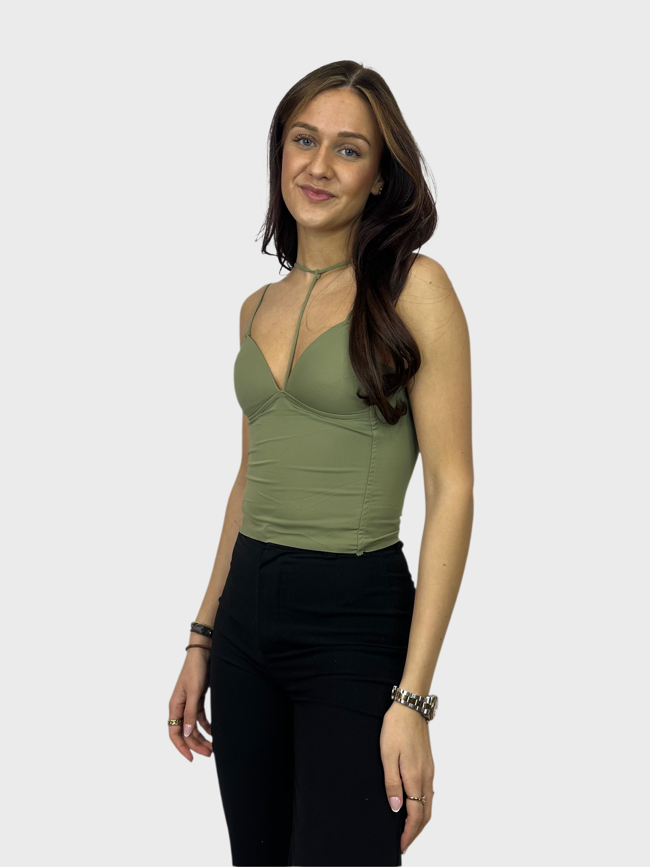 Minimal Chic Top - Army Groen