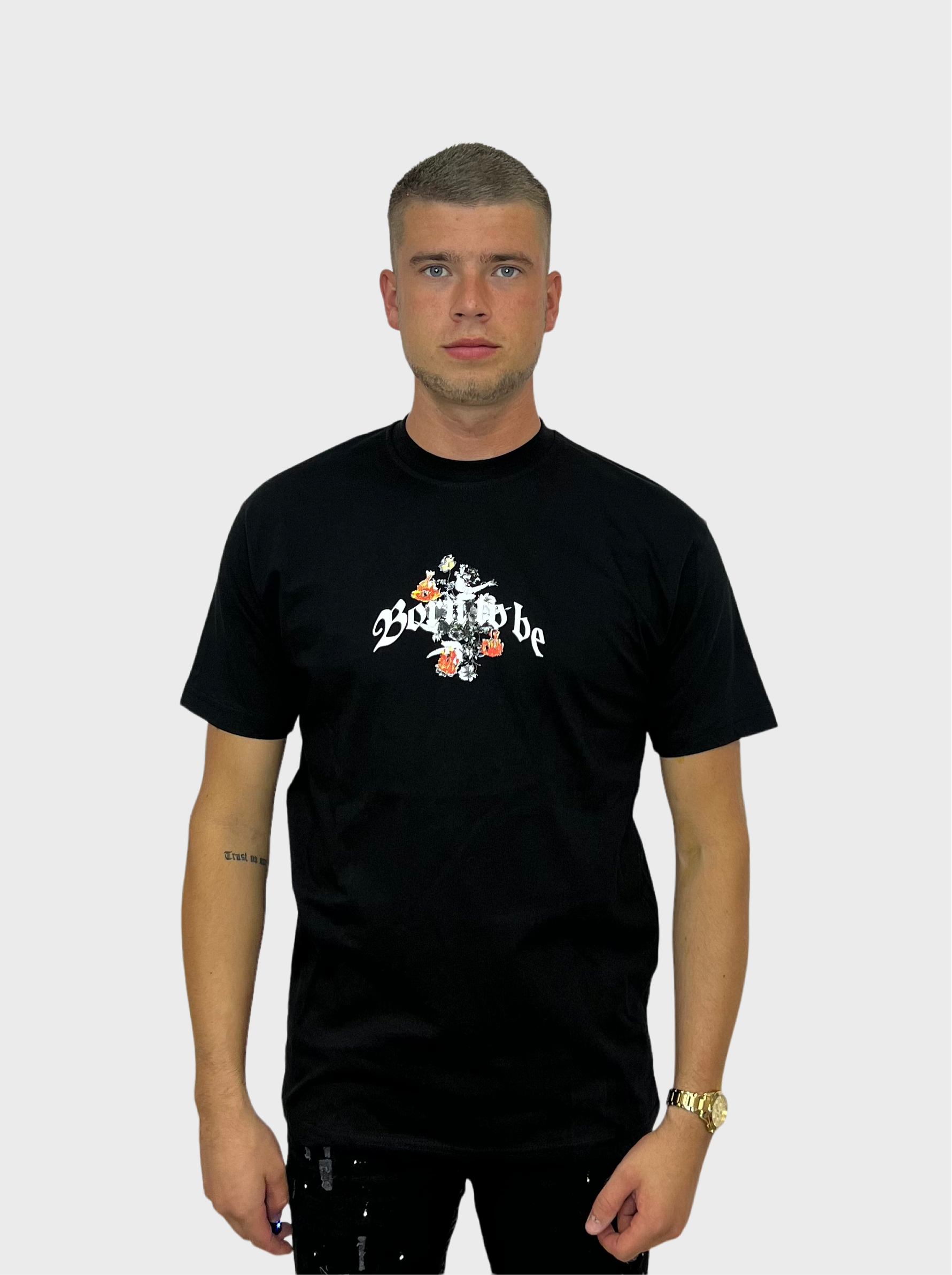 Sky Dive T-Shirt - Zwart