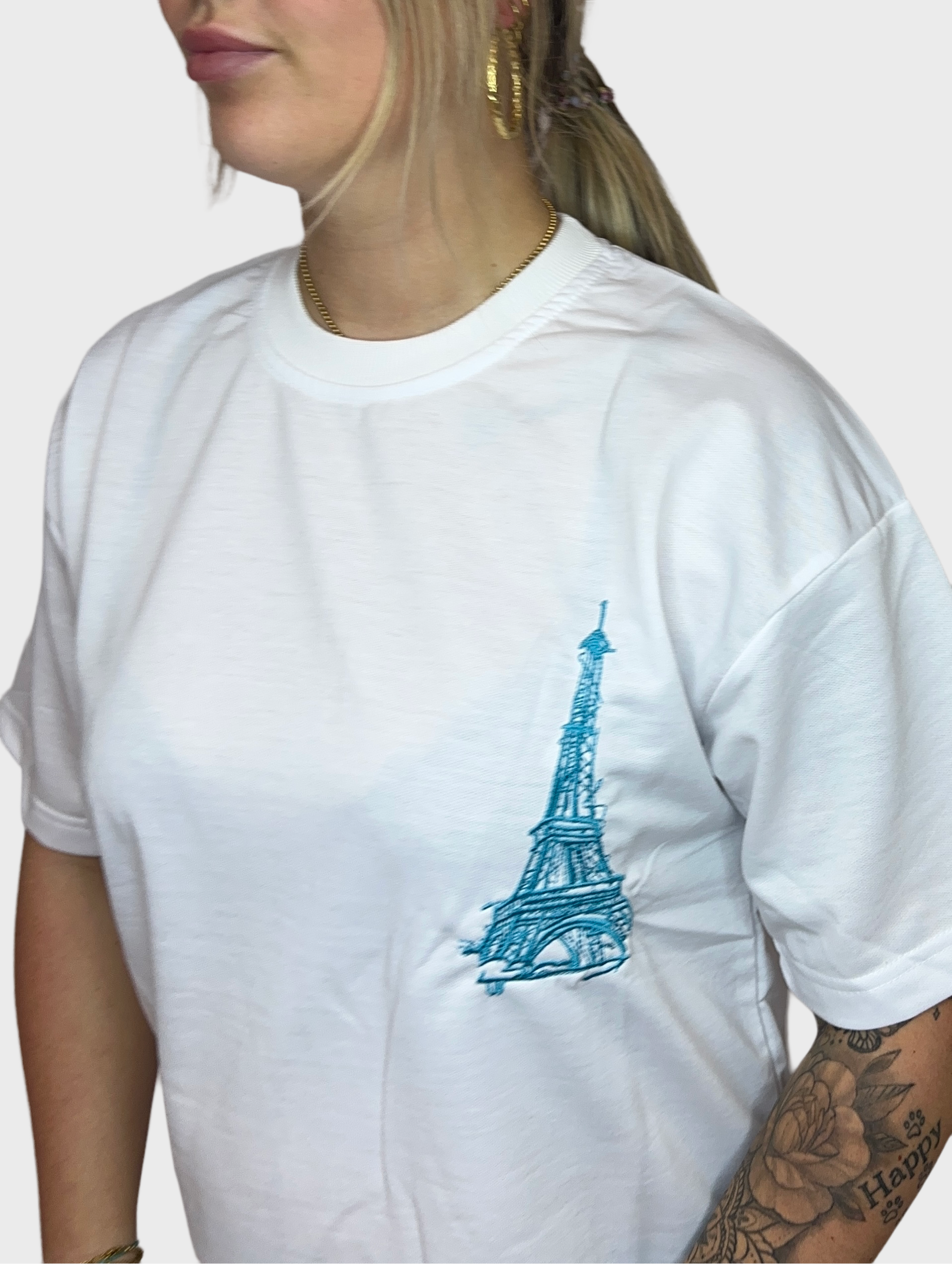 Eiffeltoren T-Shirt - Wit