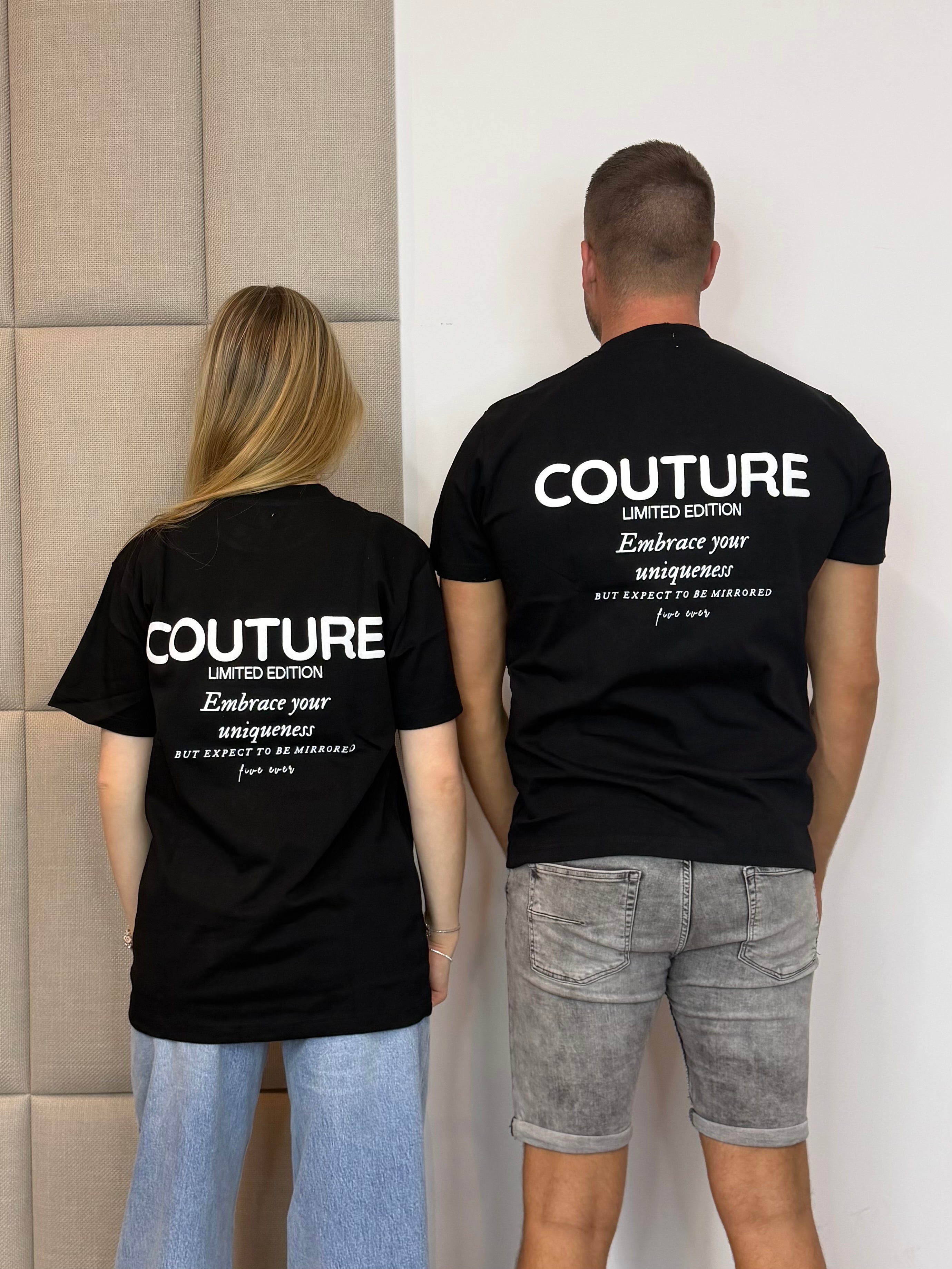 Couture T-Shirt - Zwart