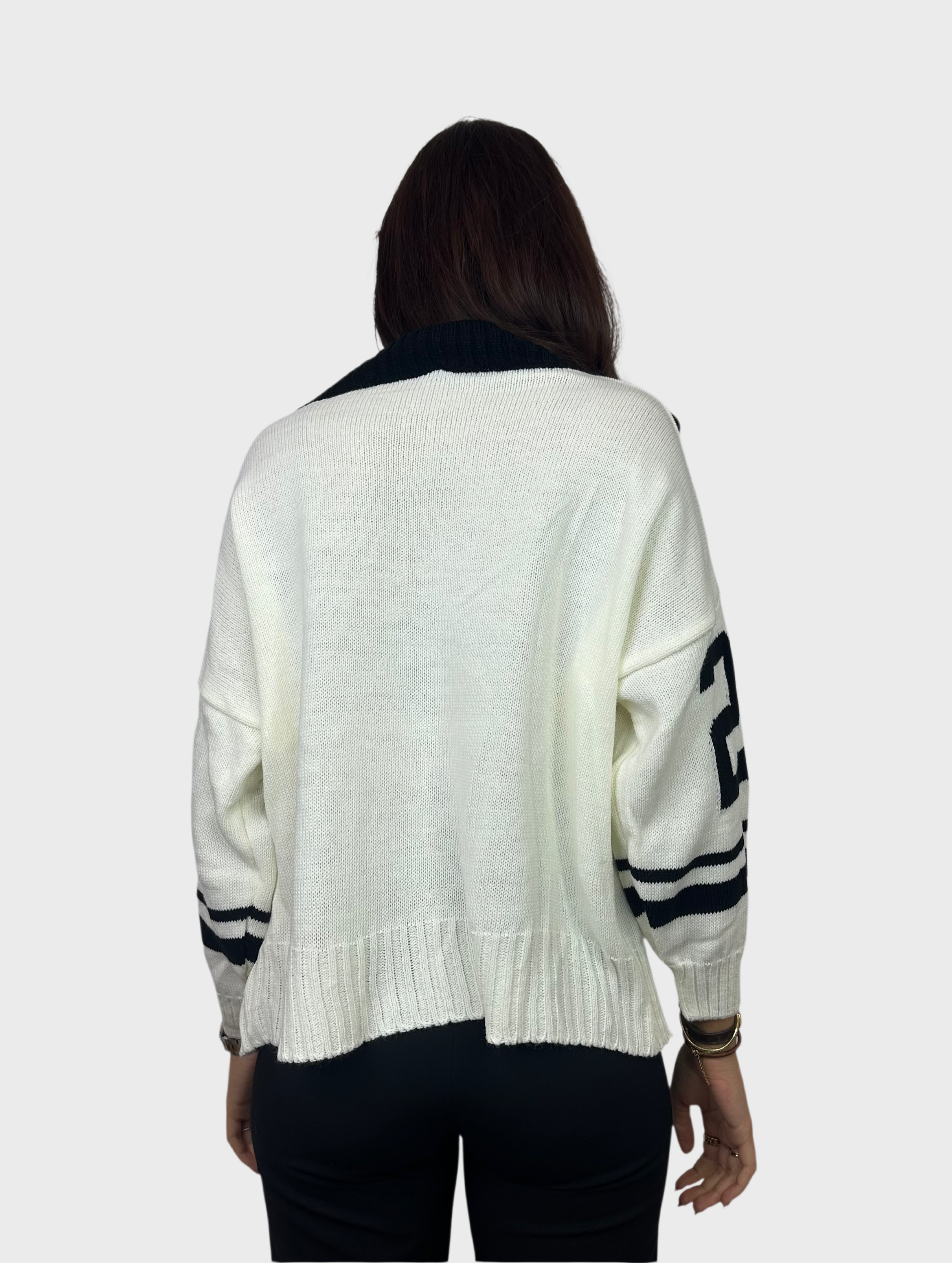 Stars 23 Sweater - Wit