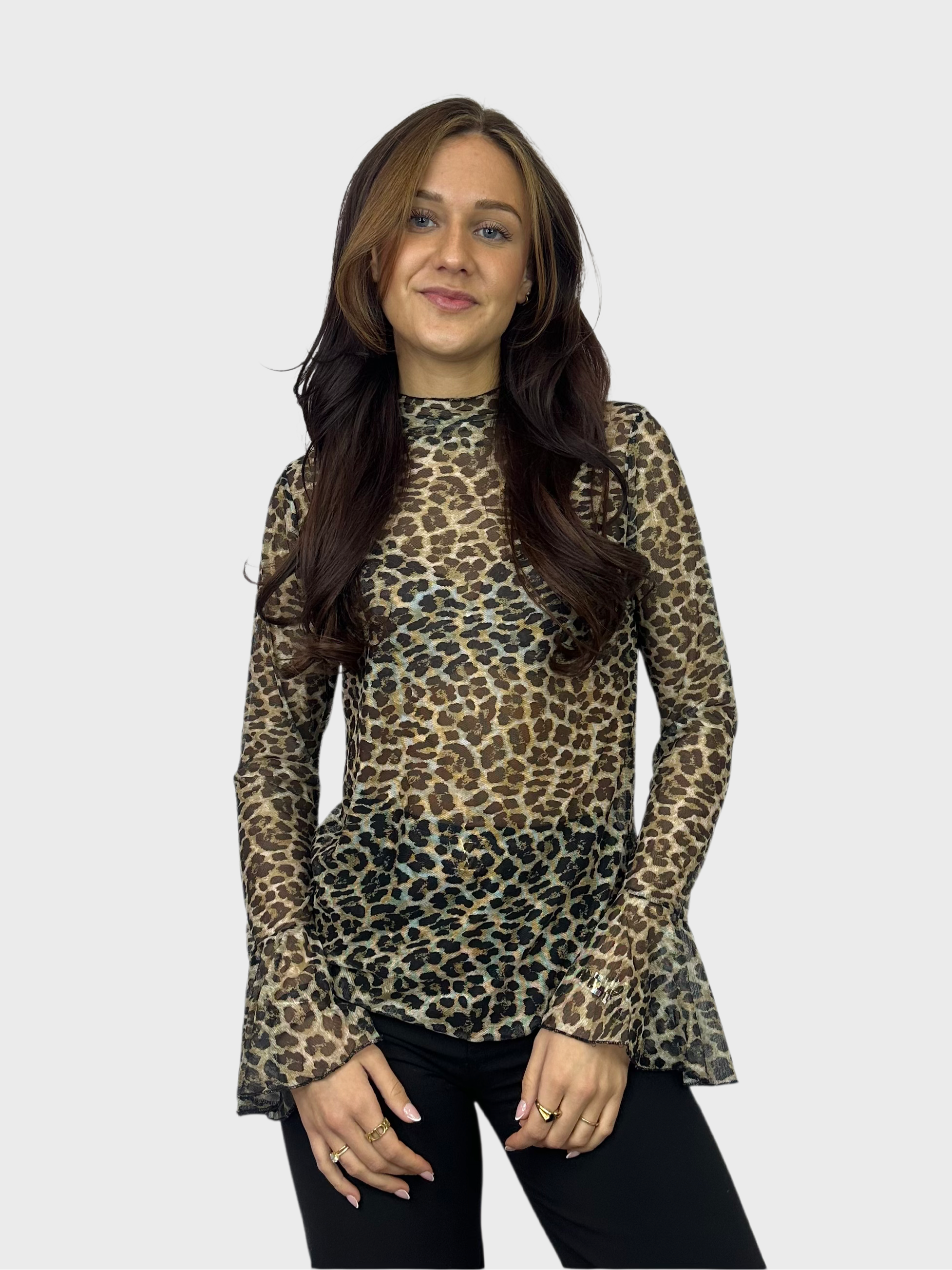 Stefanie Top - Leopard Bruin
