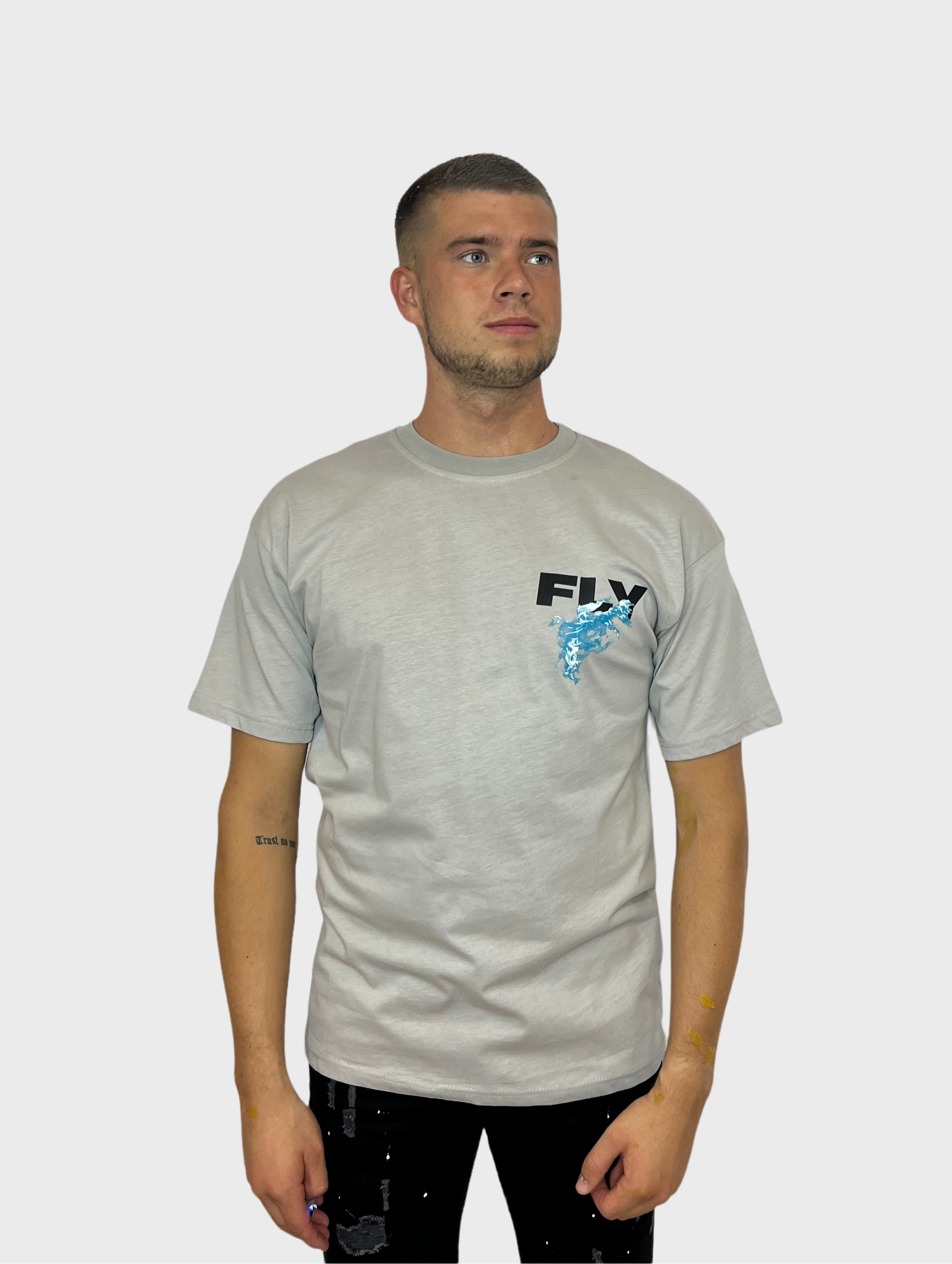 Fly T-Shirt - Grijs