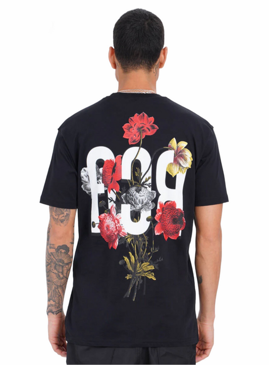 Flowers T-Shirt - Zwart
