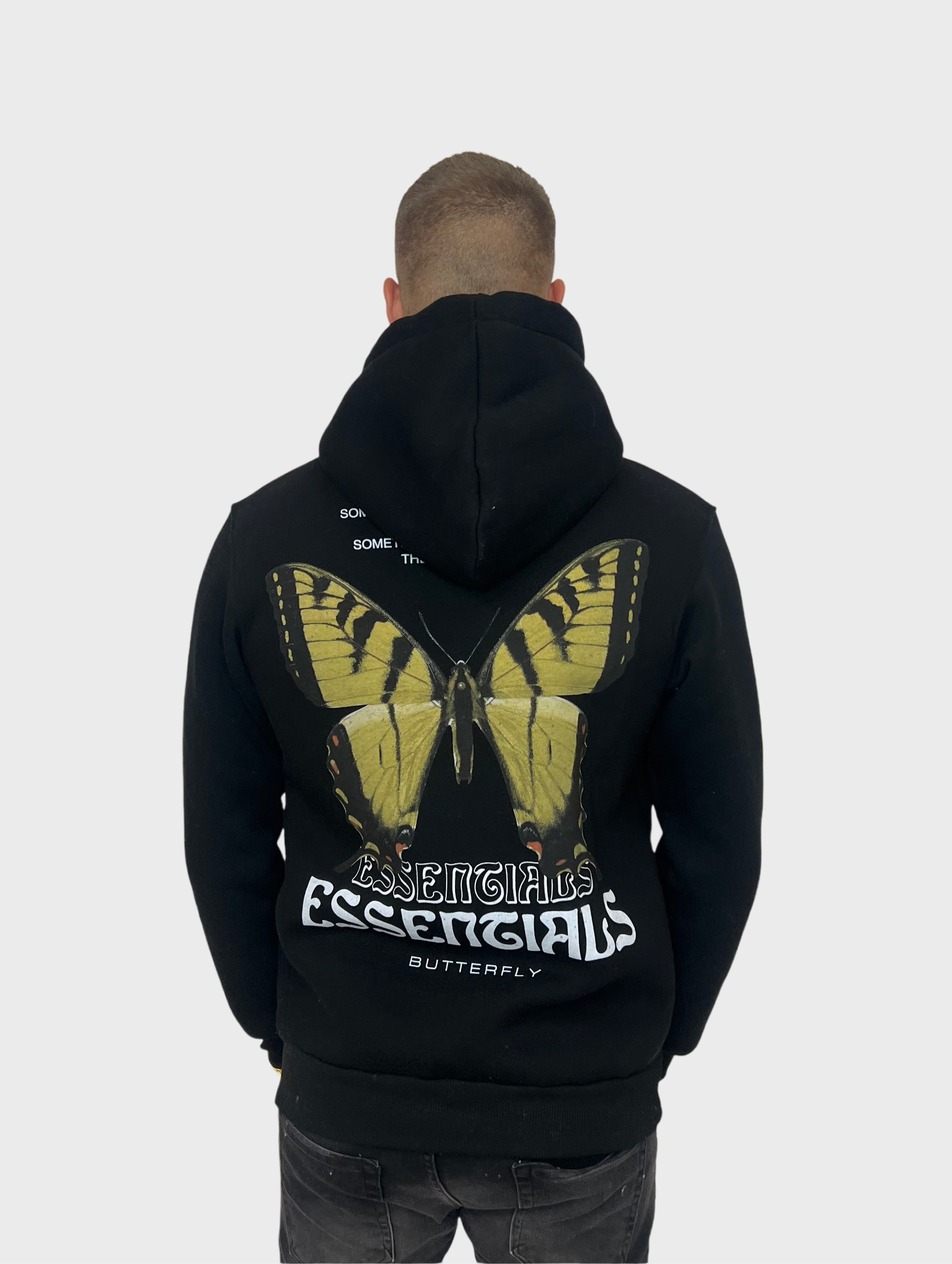 Essengials Butterfly Hoodie - Zwart