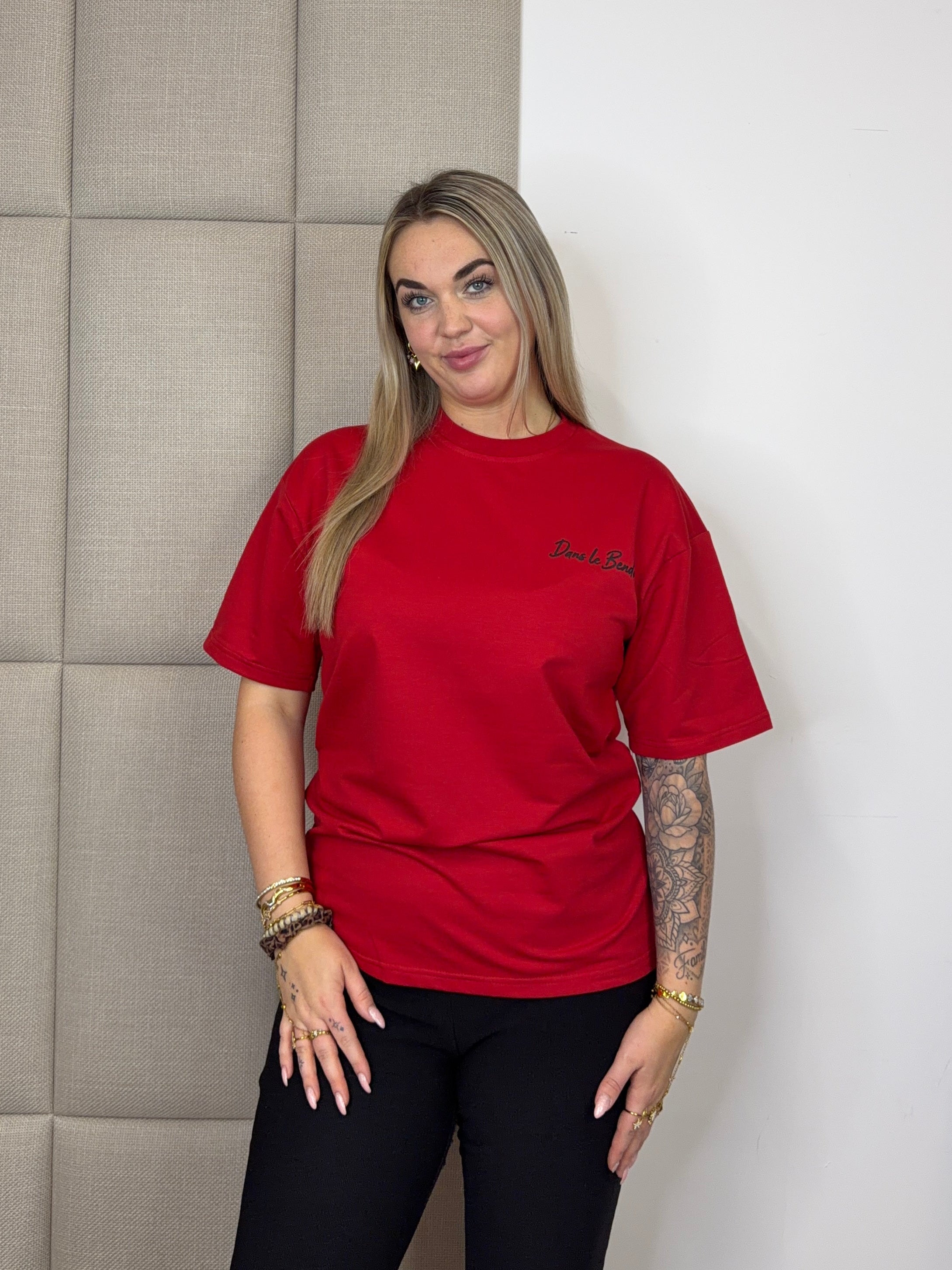 Teddy T-Shirt - Rood