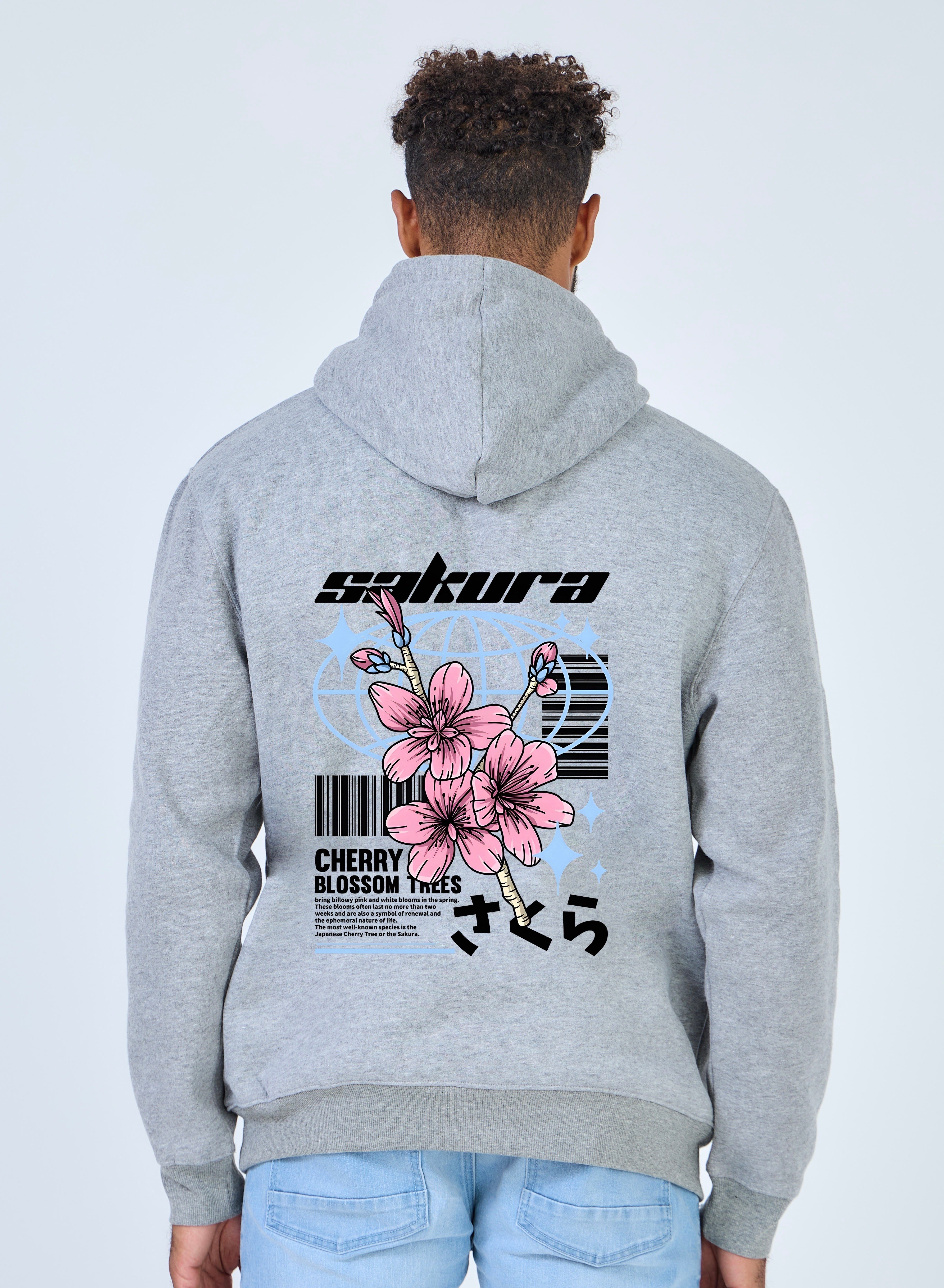 Sakura Hoodie - Grijs