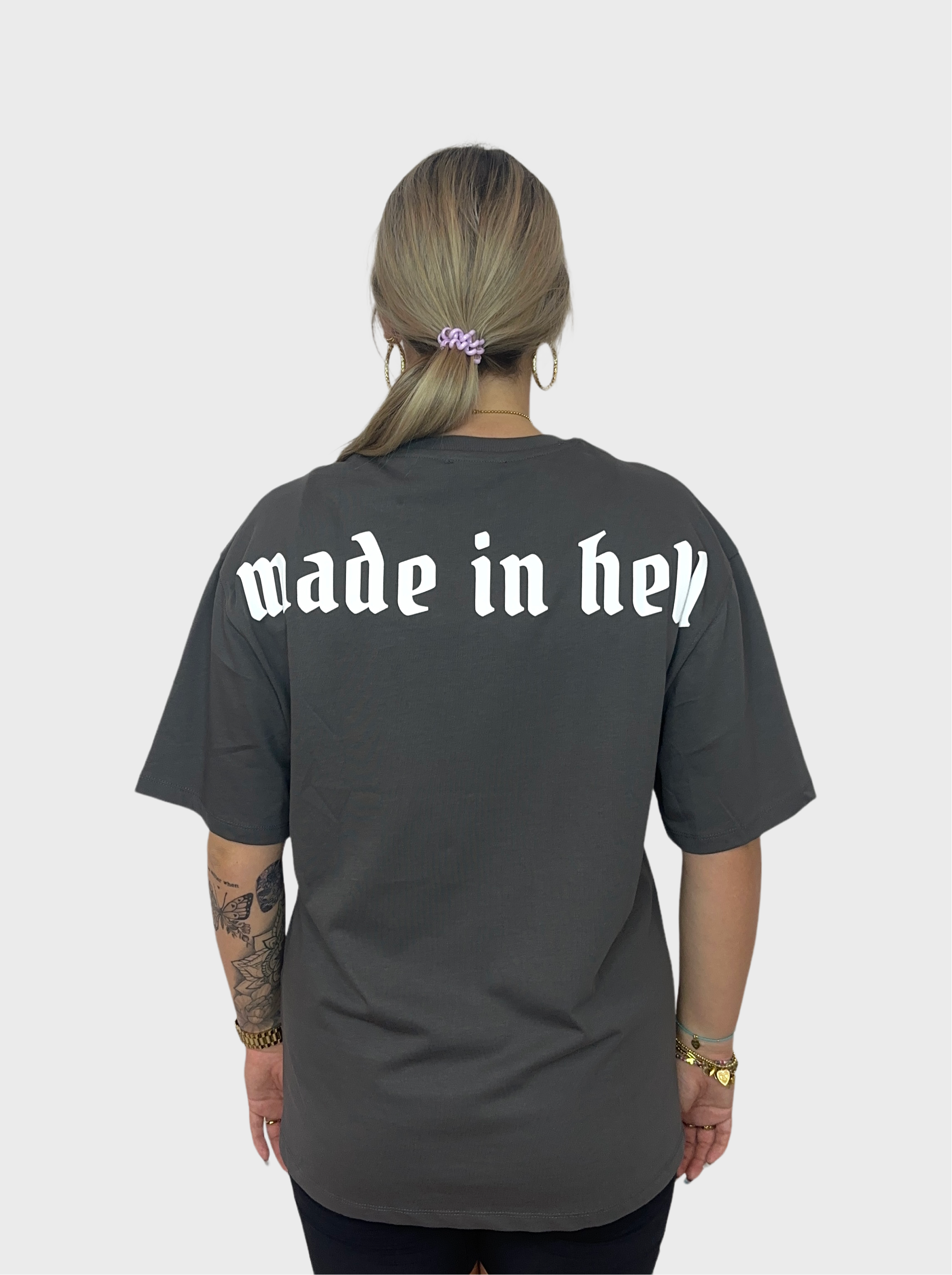 Made in Hell T-Shirt - Grijs