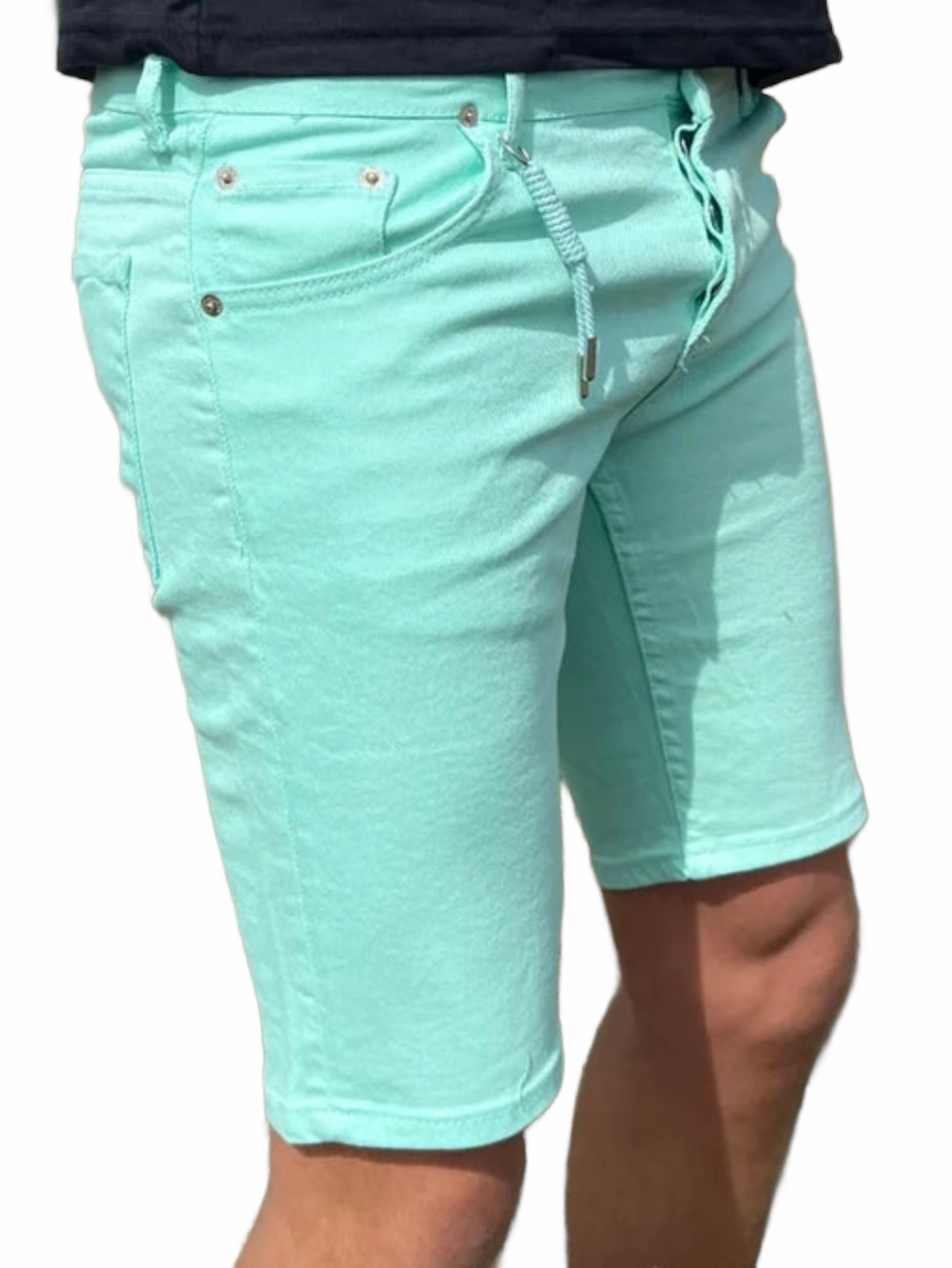 Mint Short Jean - Flexxfashion Flexxfashion Mint Short Jean