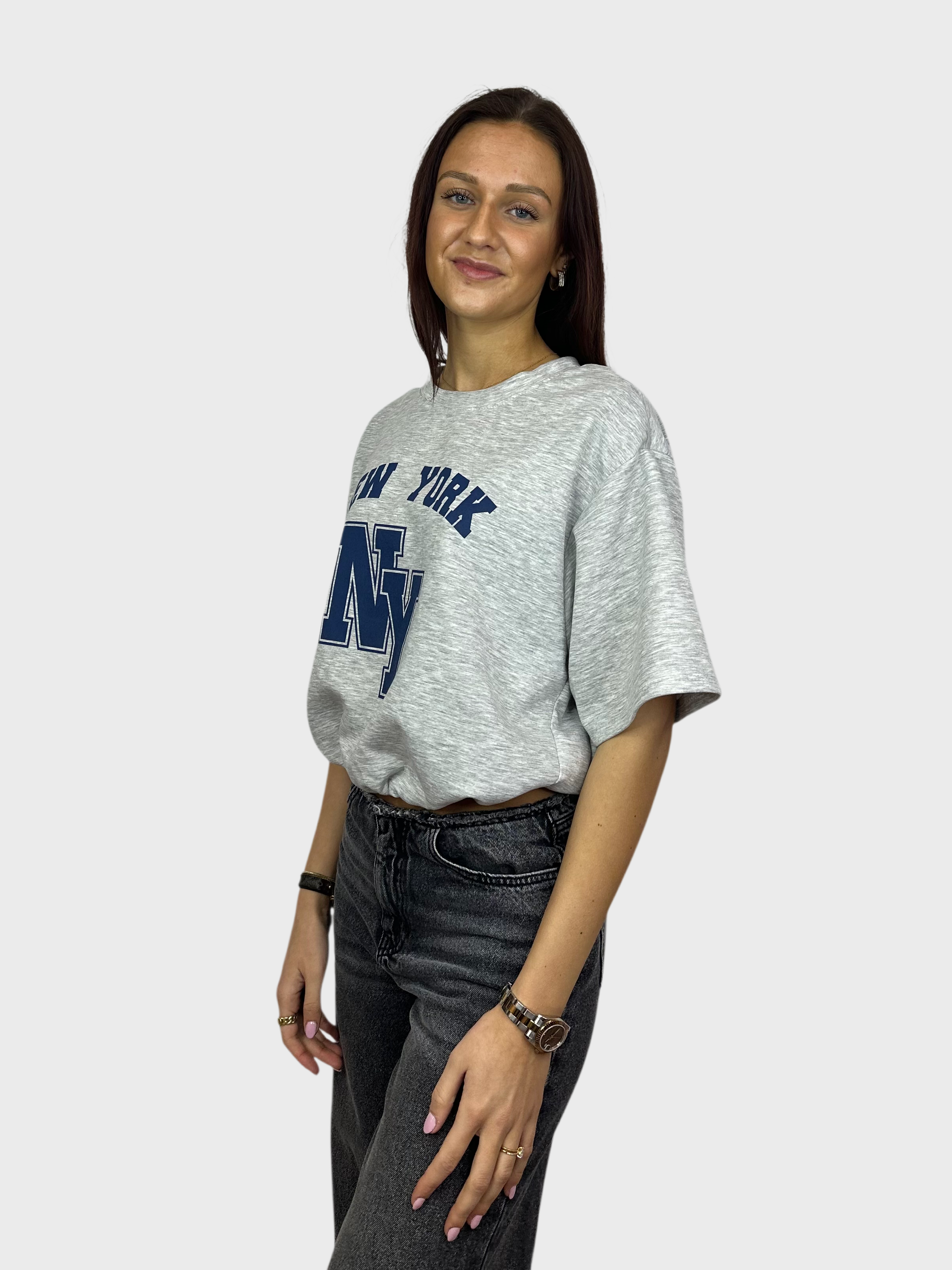 New York Top - Grijs