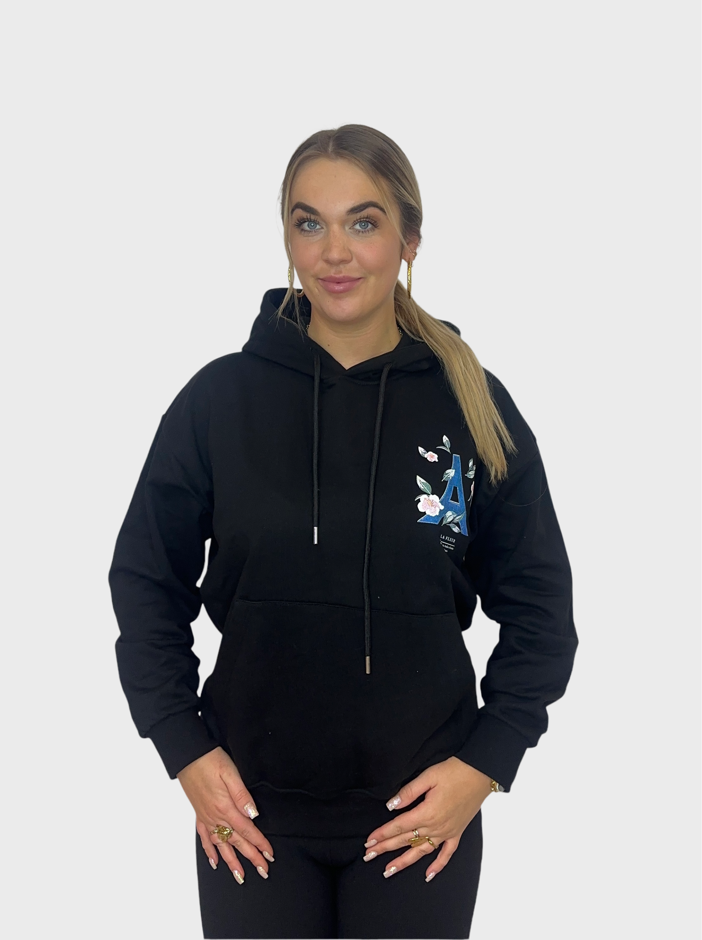 La Fleure Hoodie - Zwart