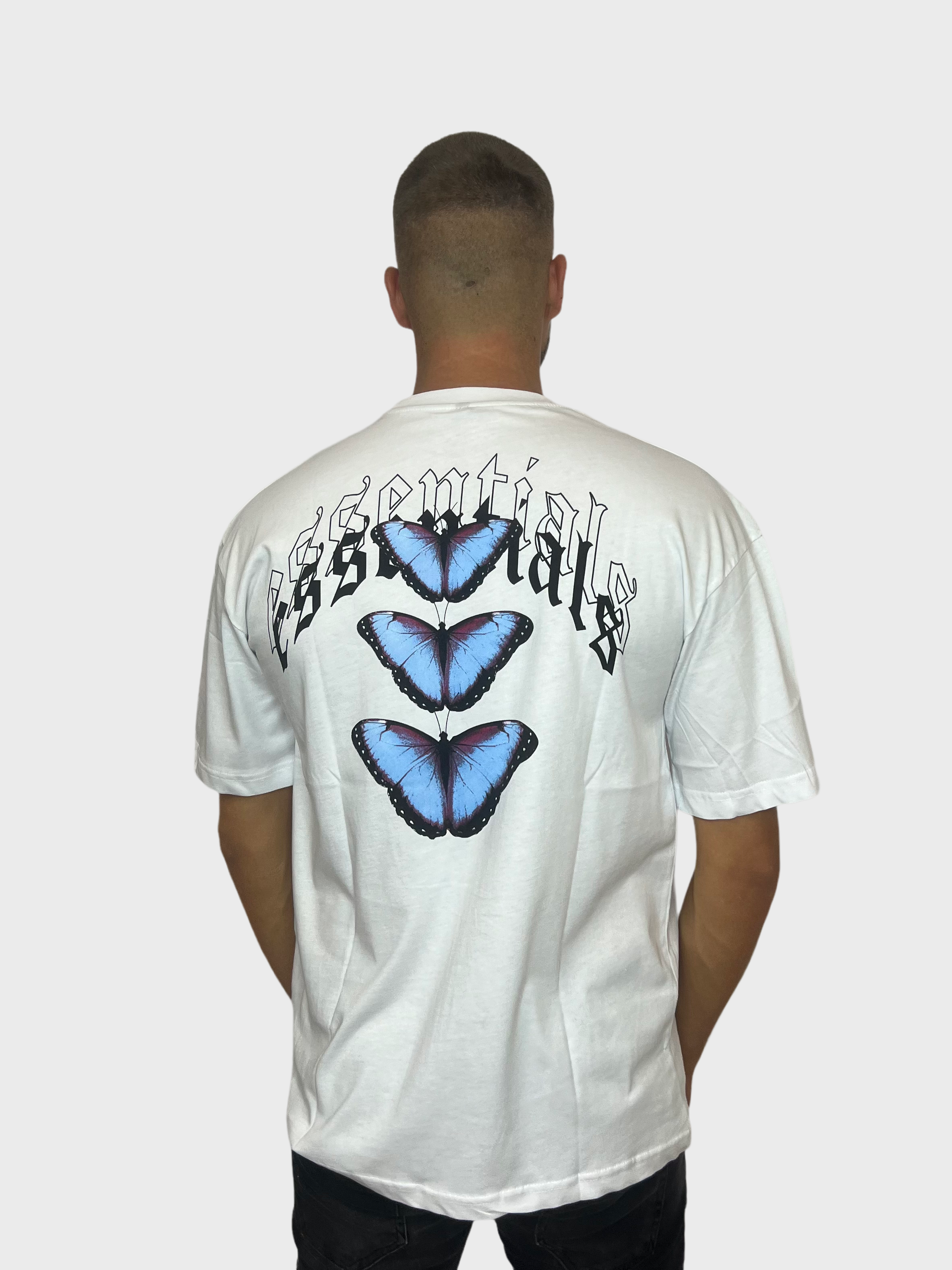 Essentials Butterfly T-Shirt - Wit