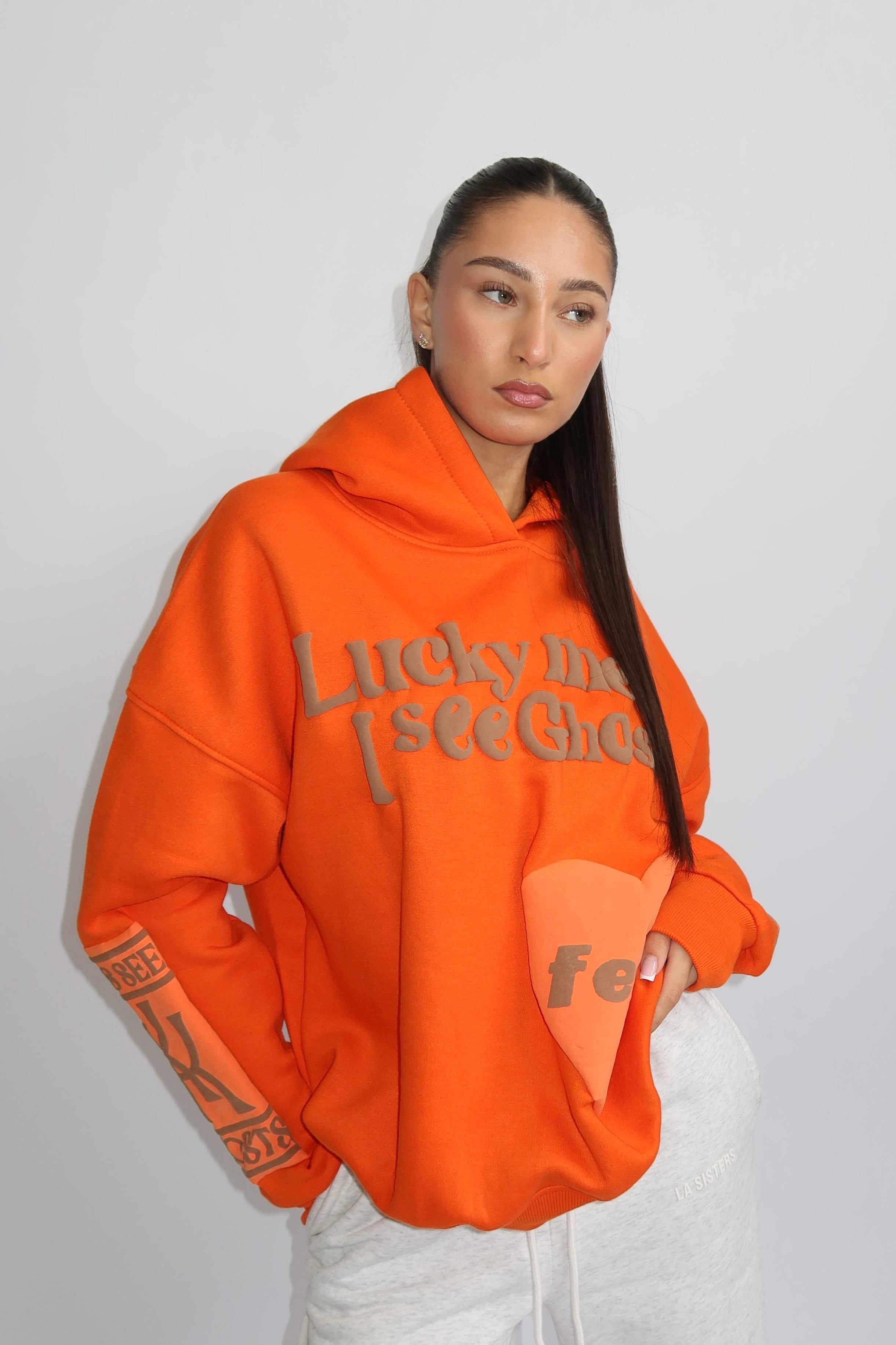 Lucky Me Hoodie - Oranje