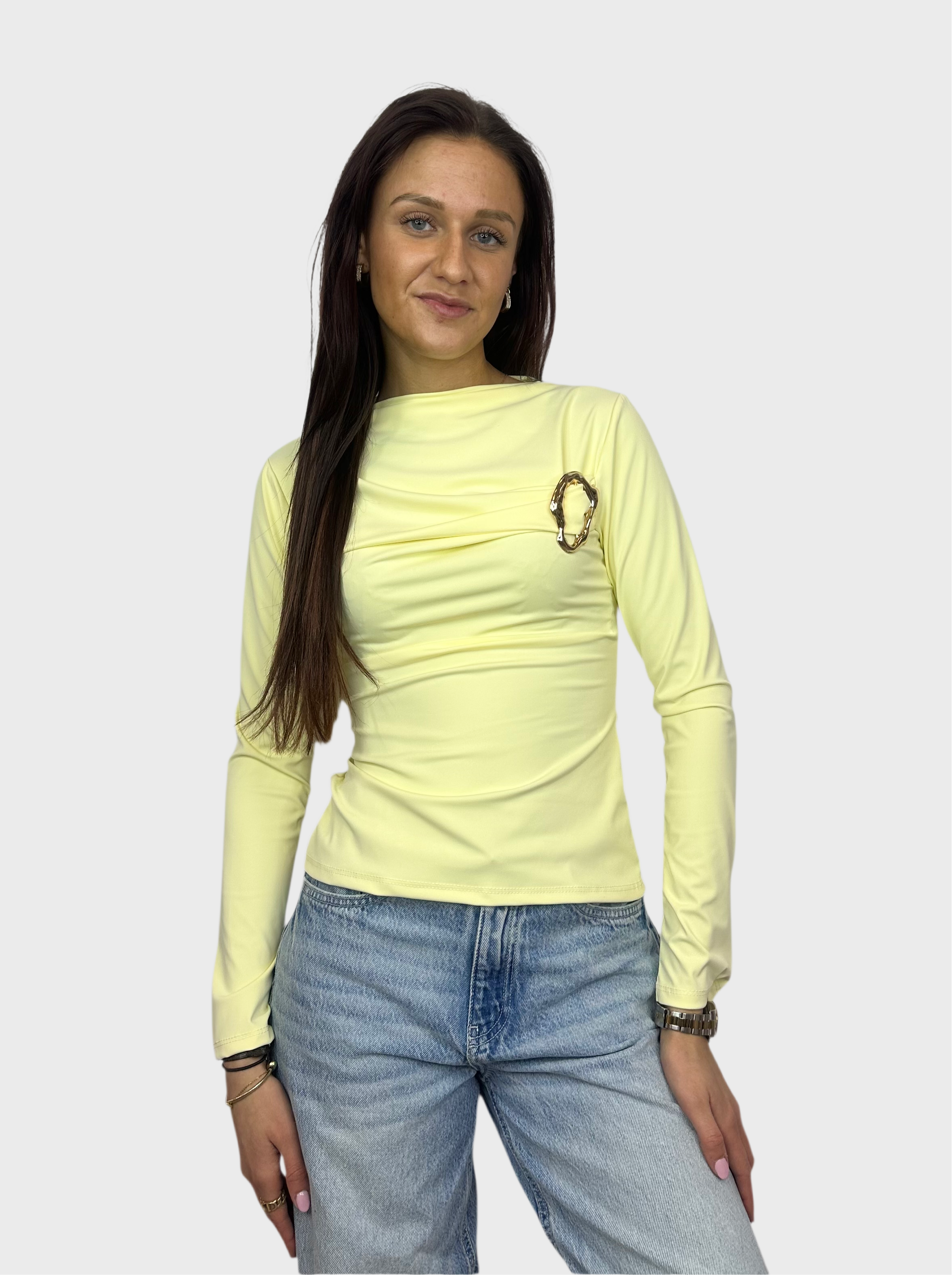 Classy Top - Butter Yellow