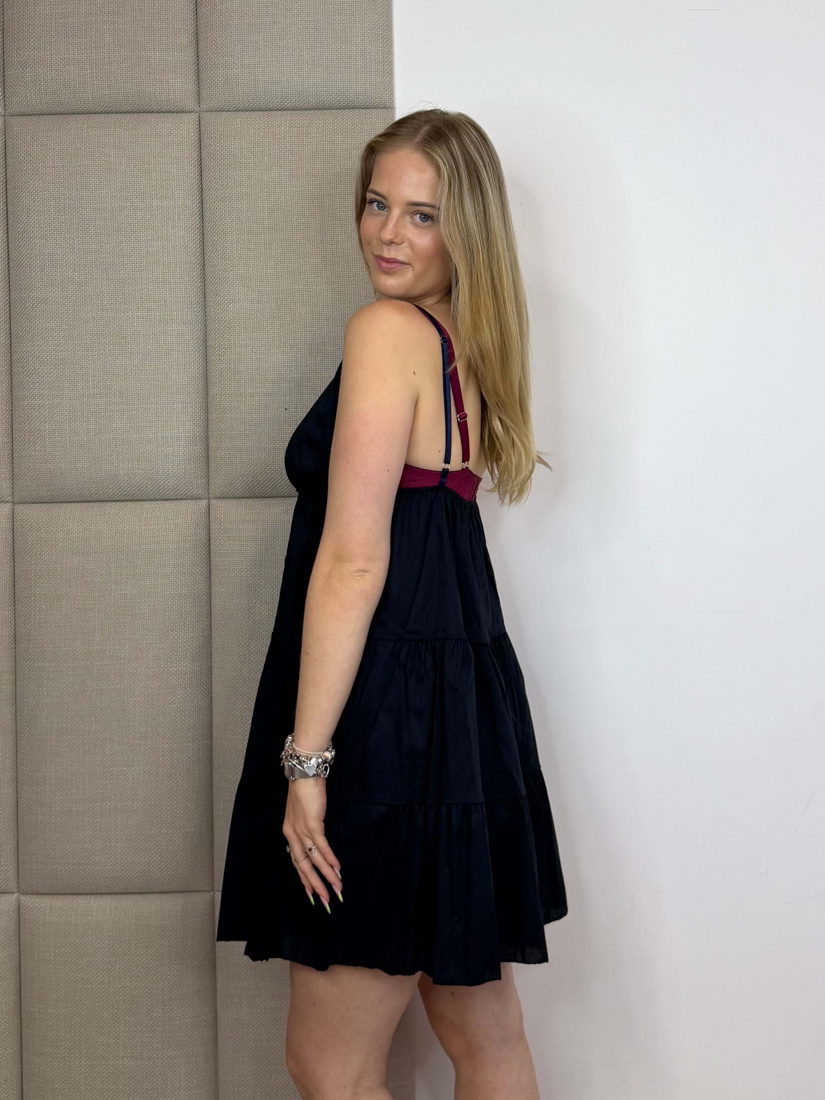 Chantal Dress - Navy