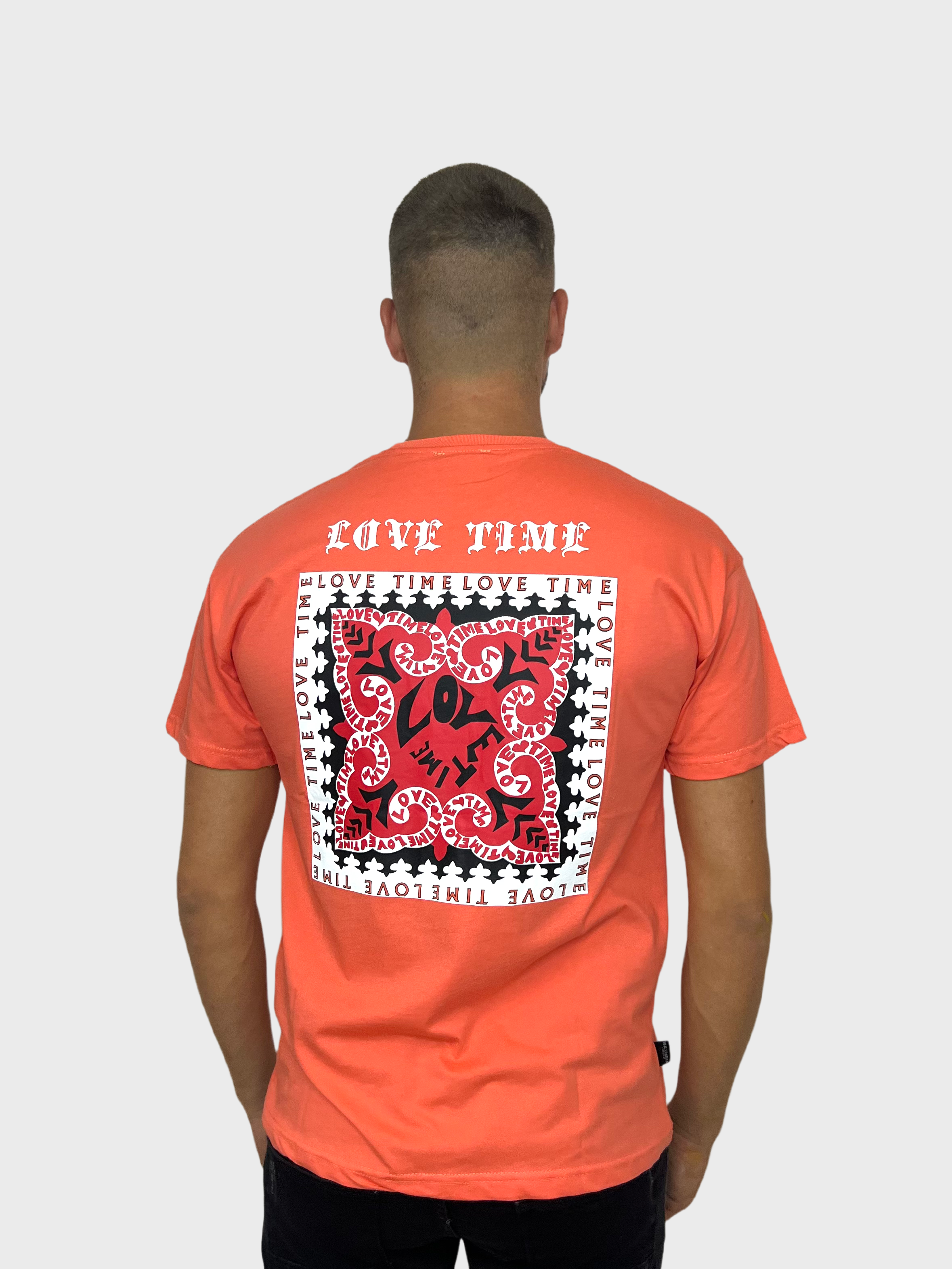 Love Time T-Shirt - Oranje